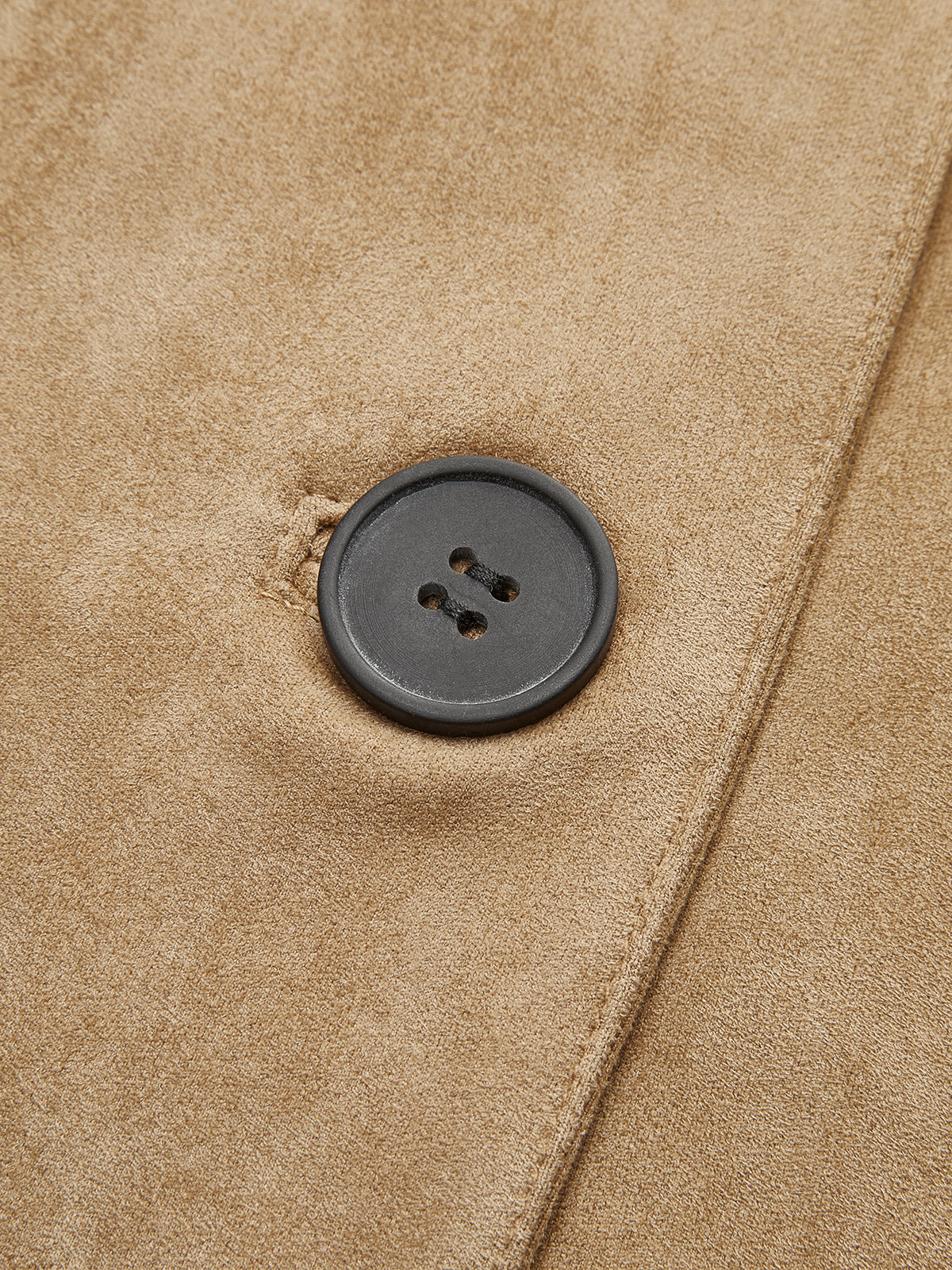 Suede Soft Button Lapel Jacket Suede Soft Button Lapel Jacket