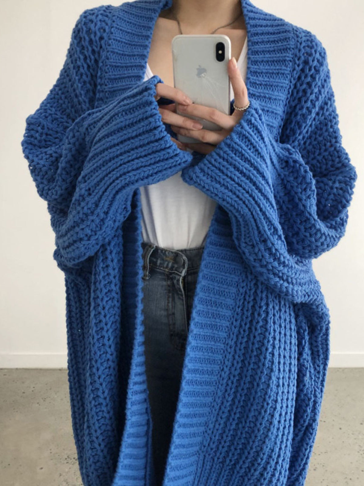 Oversize Split Knit Outerwear Oversize Split Knit Outerwear