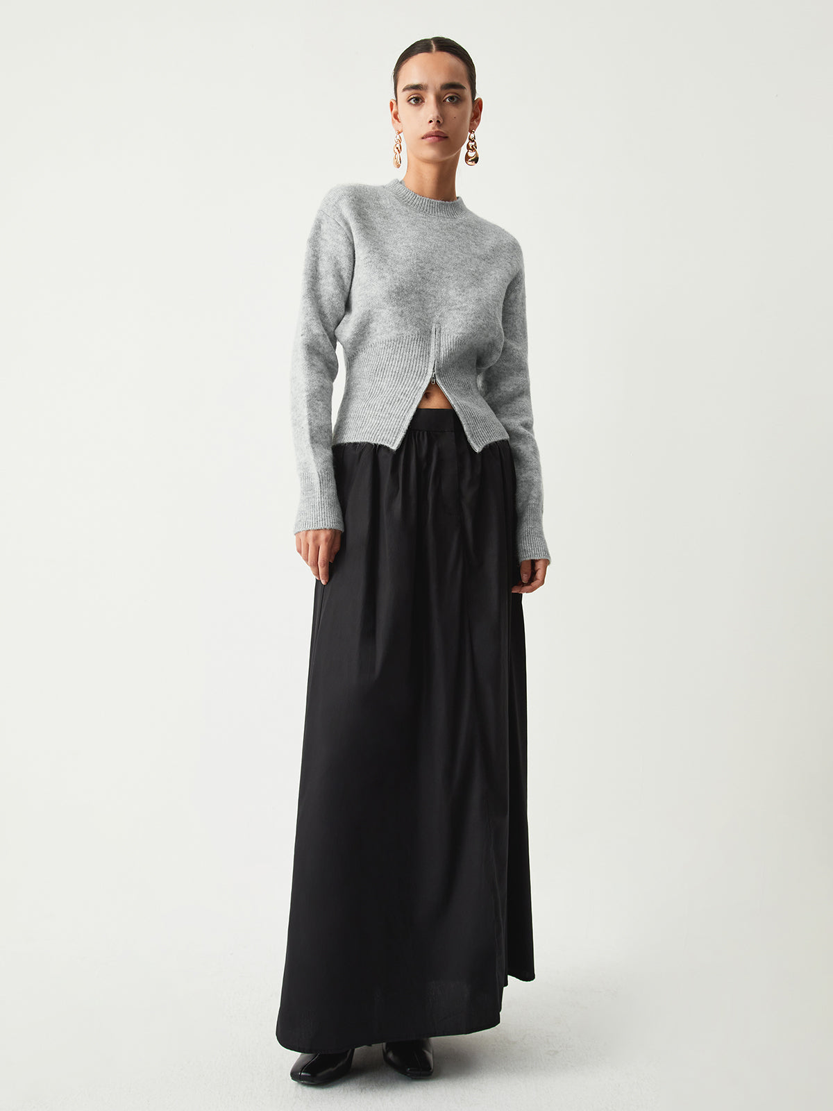Half Zip Fuzzy Sweater Half Zip Fuzzy Sweater