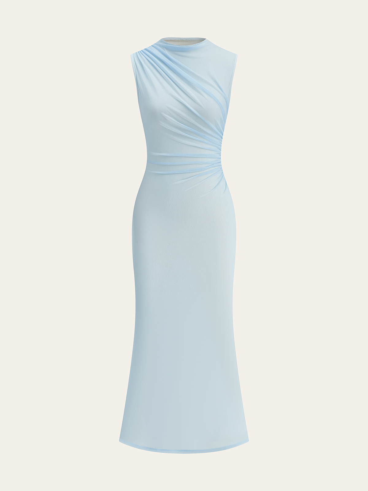 Gradient Mesh Backless Maxi Dress Gradient Mesh Backless Maxi Dress