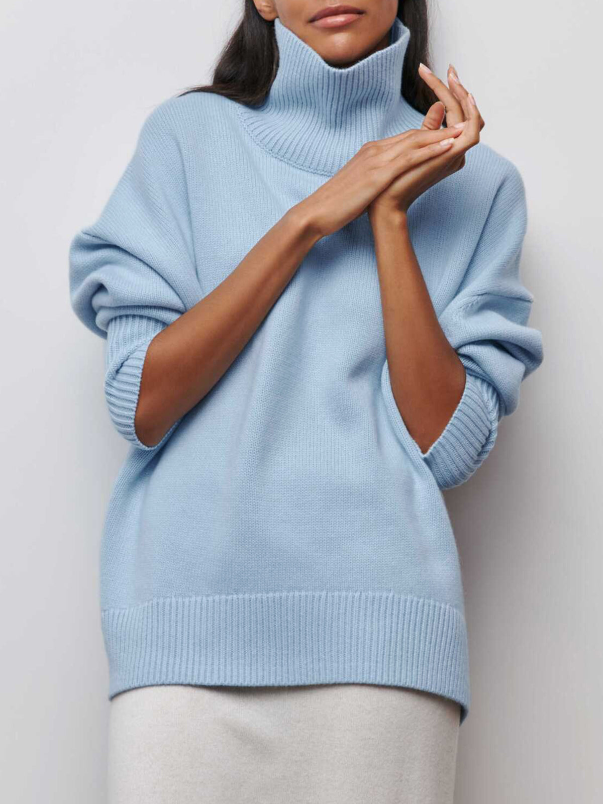 Cloudless Sky Turtleneck Oversized Sweater Cloudless Sky Turtleneck Oversized Sweater