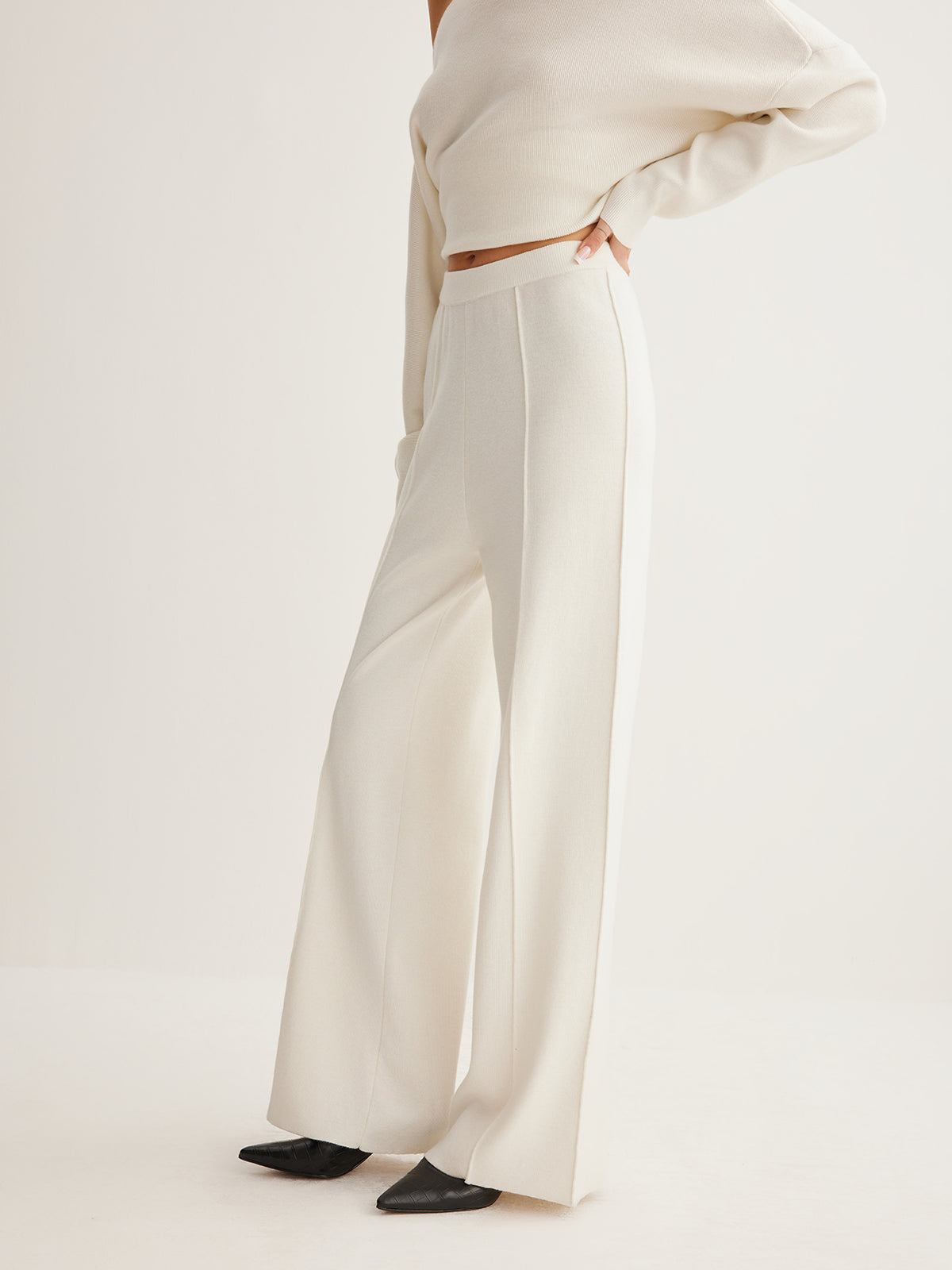 Wool-Blend Piping Pants Wool-Blend Piping Pants