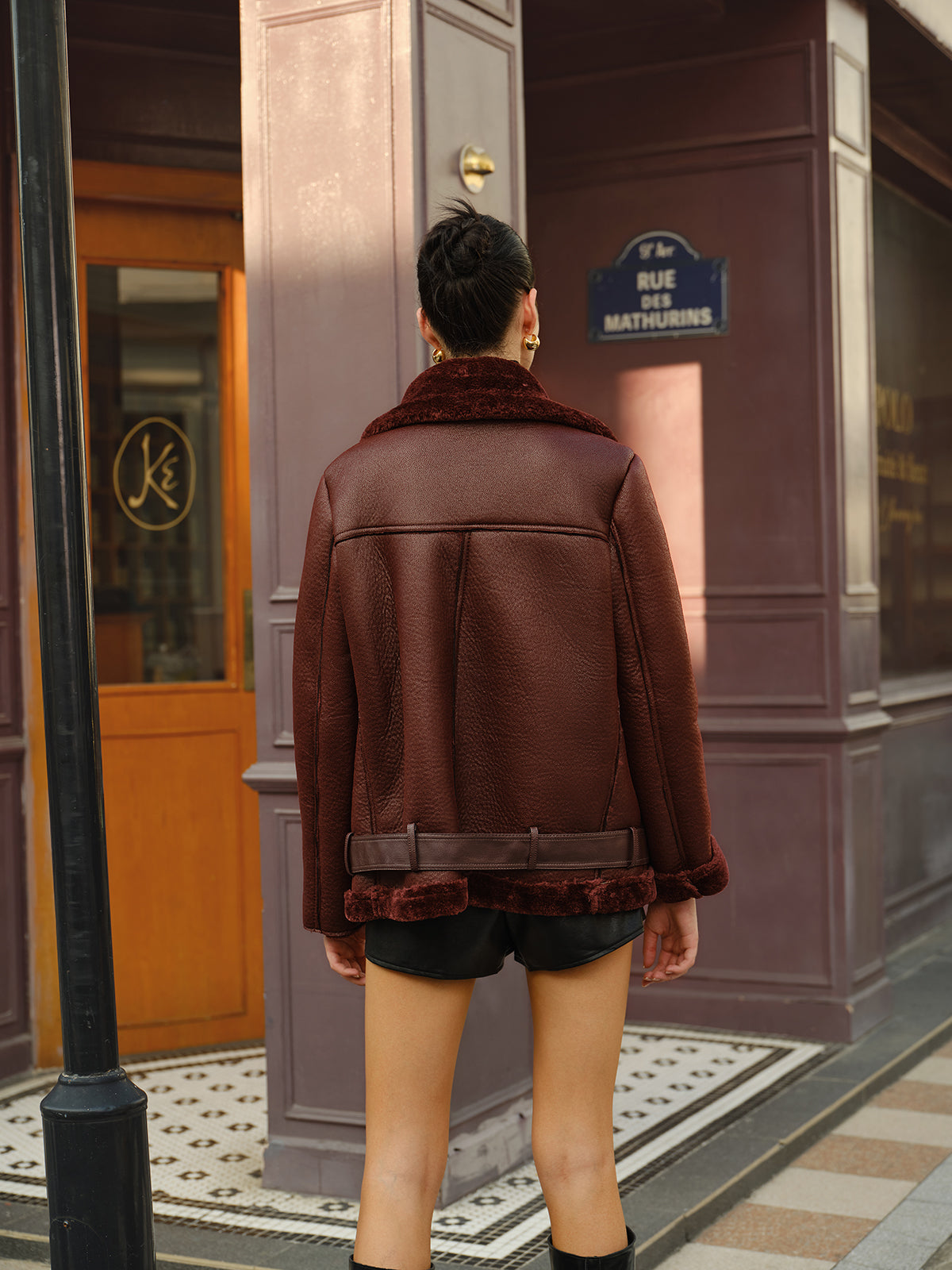 Zipper Belted Soft Fleece Jacket Zipper Belted Soft Fleece Jacket