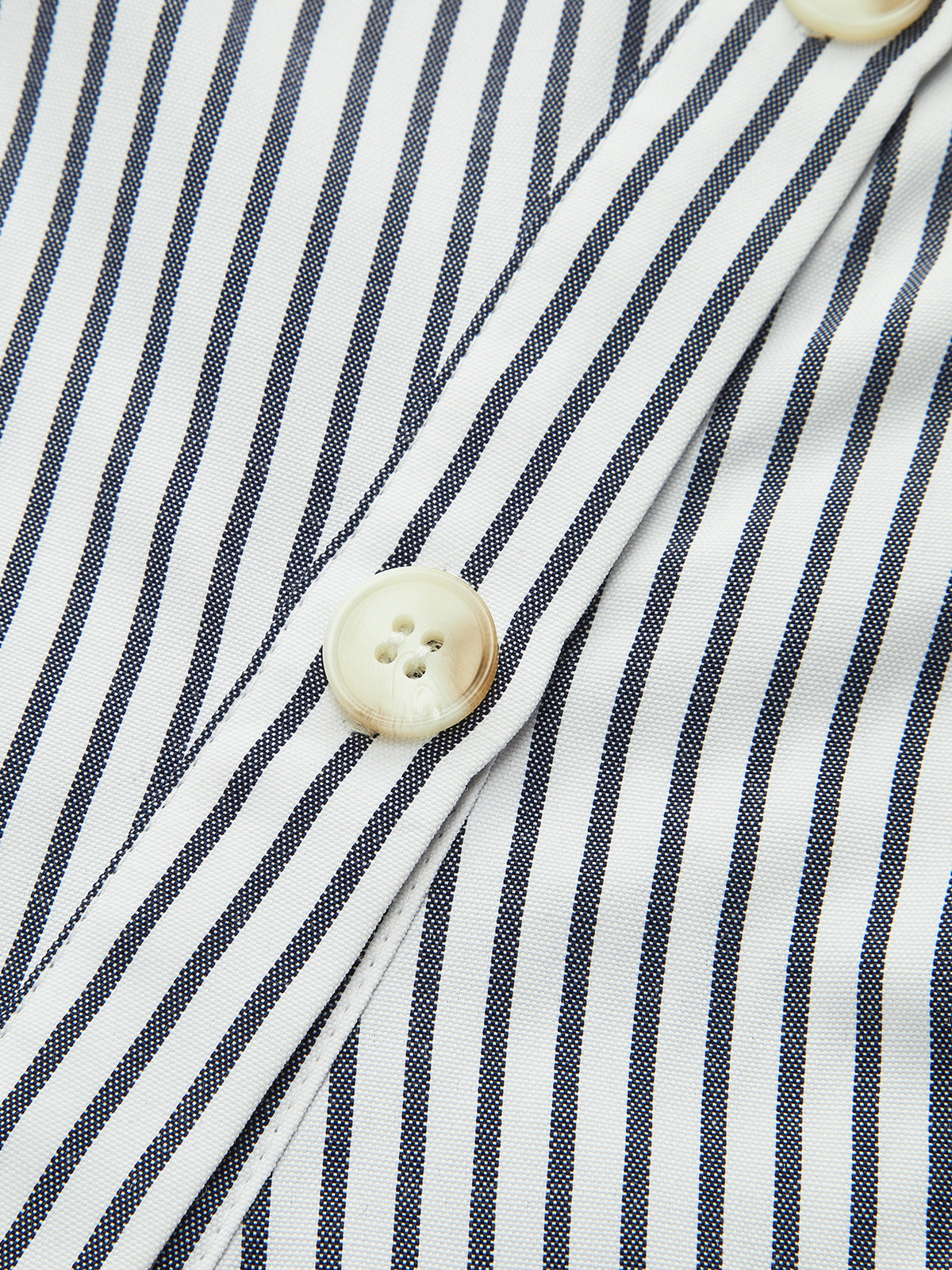 Striped Asymmetrical Placket Button Shirt Striped Asymmetrical Placket Button Shirt