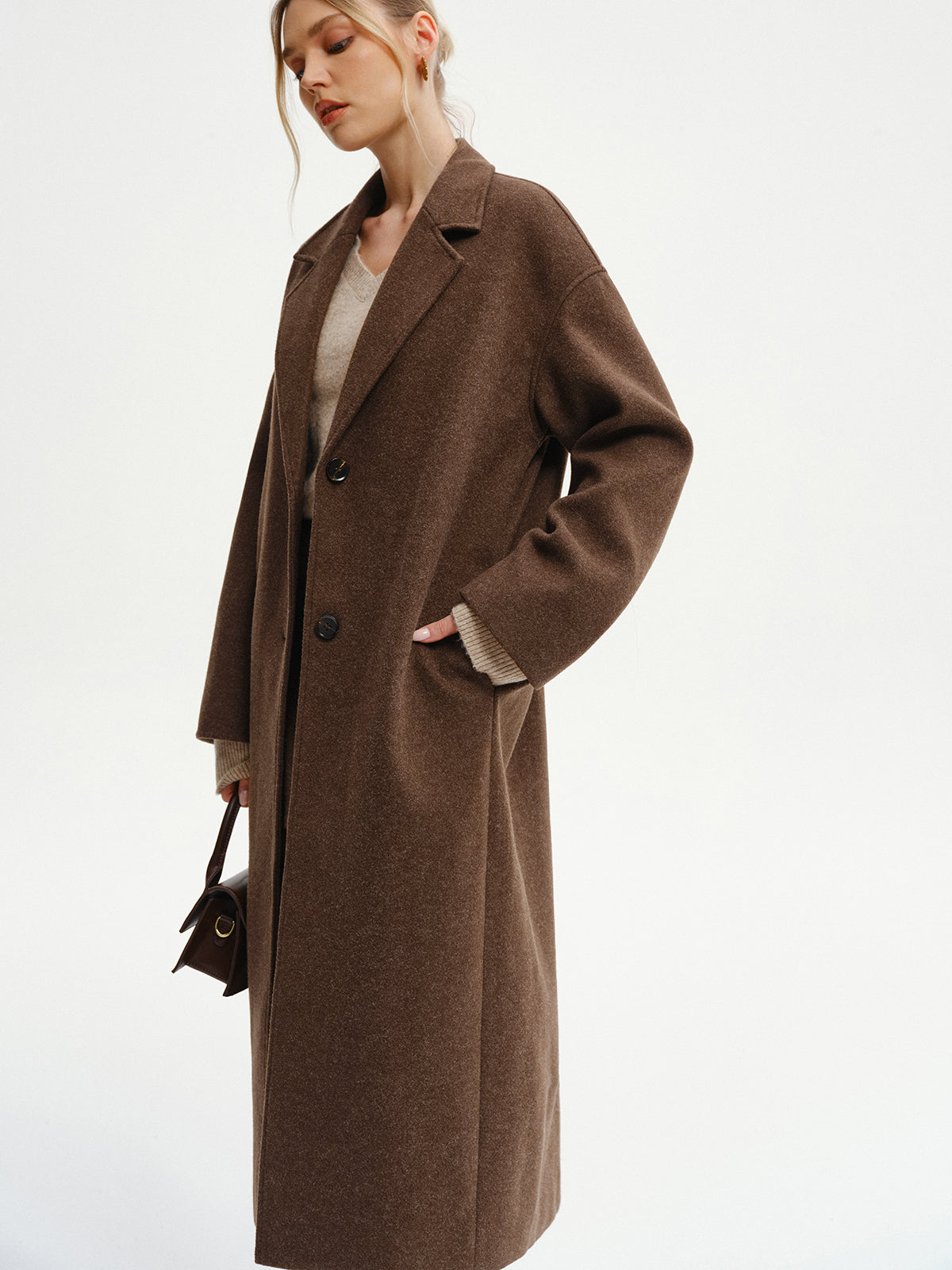 Oversized Tweed Long Coat Oversized Tweed Long Coat
