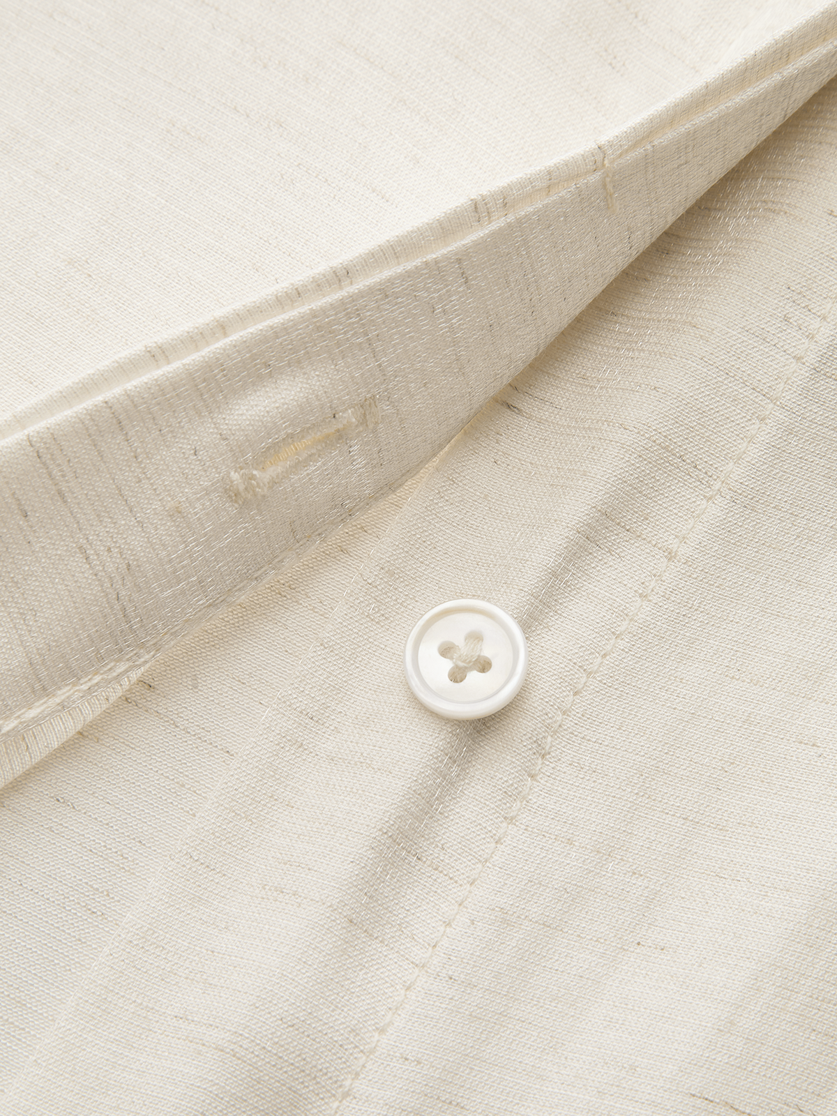 Linen Blend Cross-Over Wrap Shirt Linen Blend Cross-Over Wrap Shirt