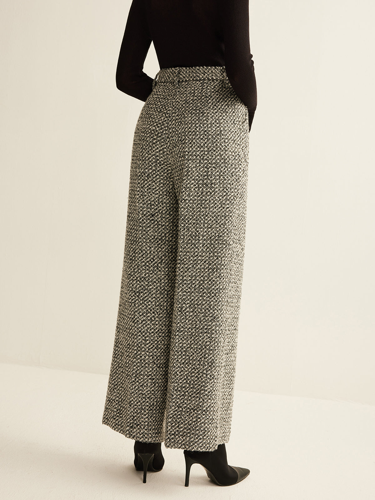 Wool-Blend Tweed Pants Wool-Blend Tweed Pants