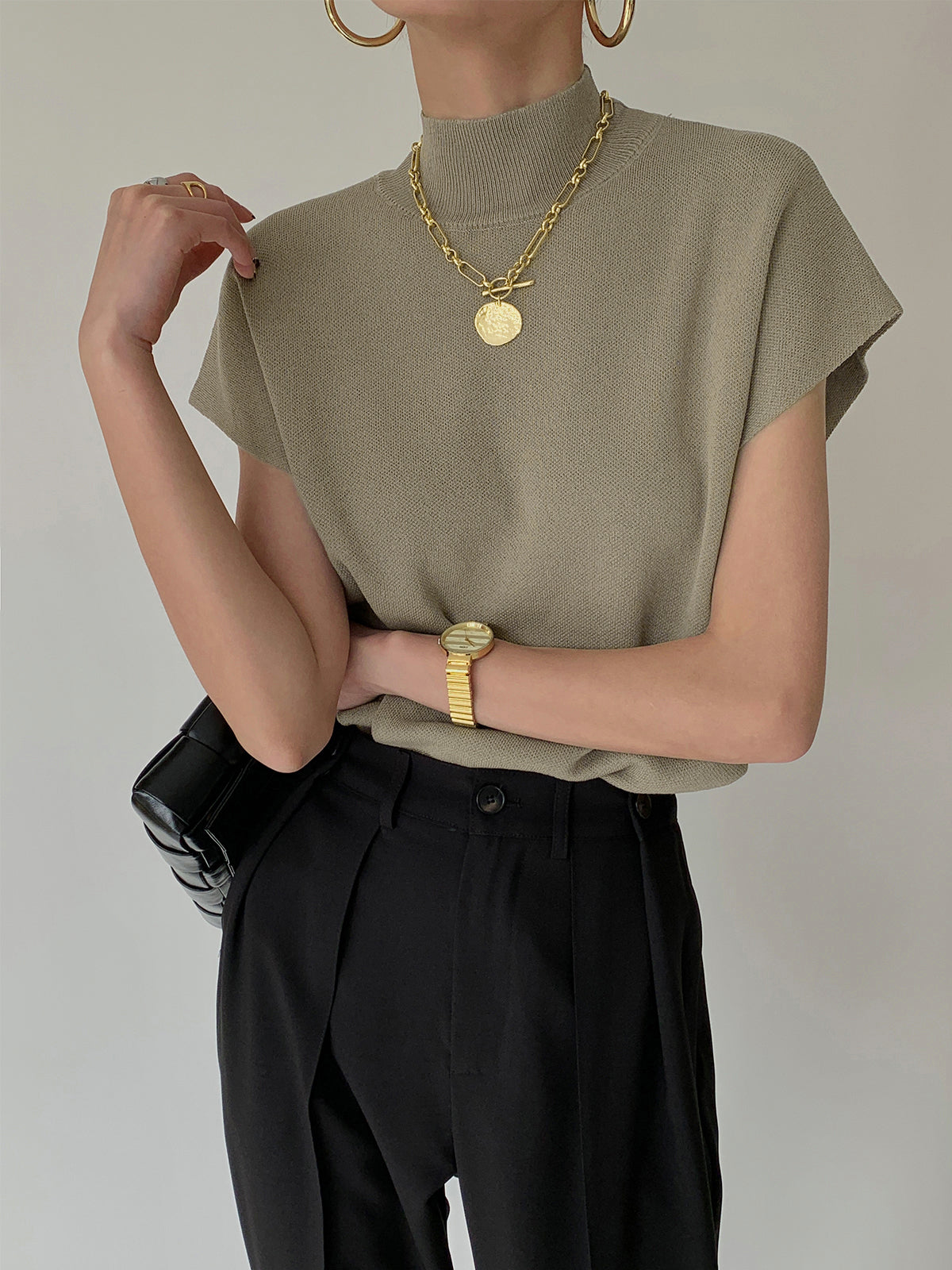 Leisurely Solid Pullover Sweater Vest Leisurely Solid Pullover Sweater Vest