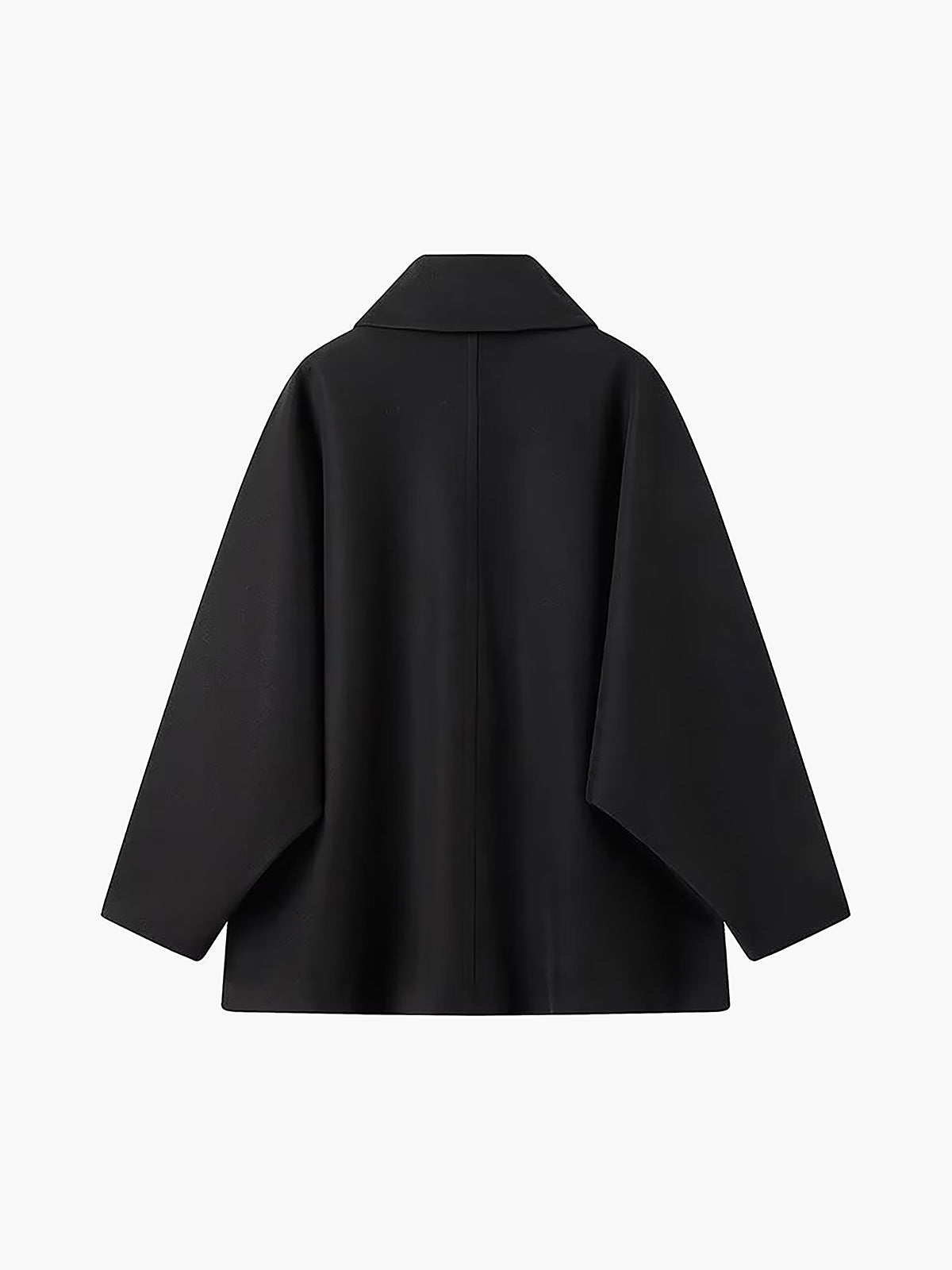 Solid Oversized Pocket Button Coat Solid Oversized Pocket Button Coat
