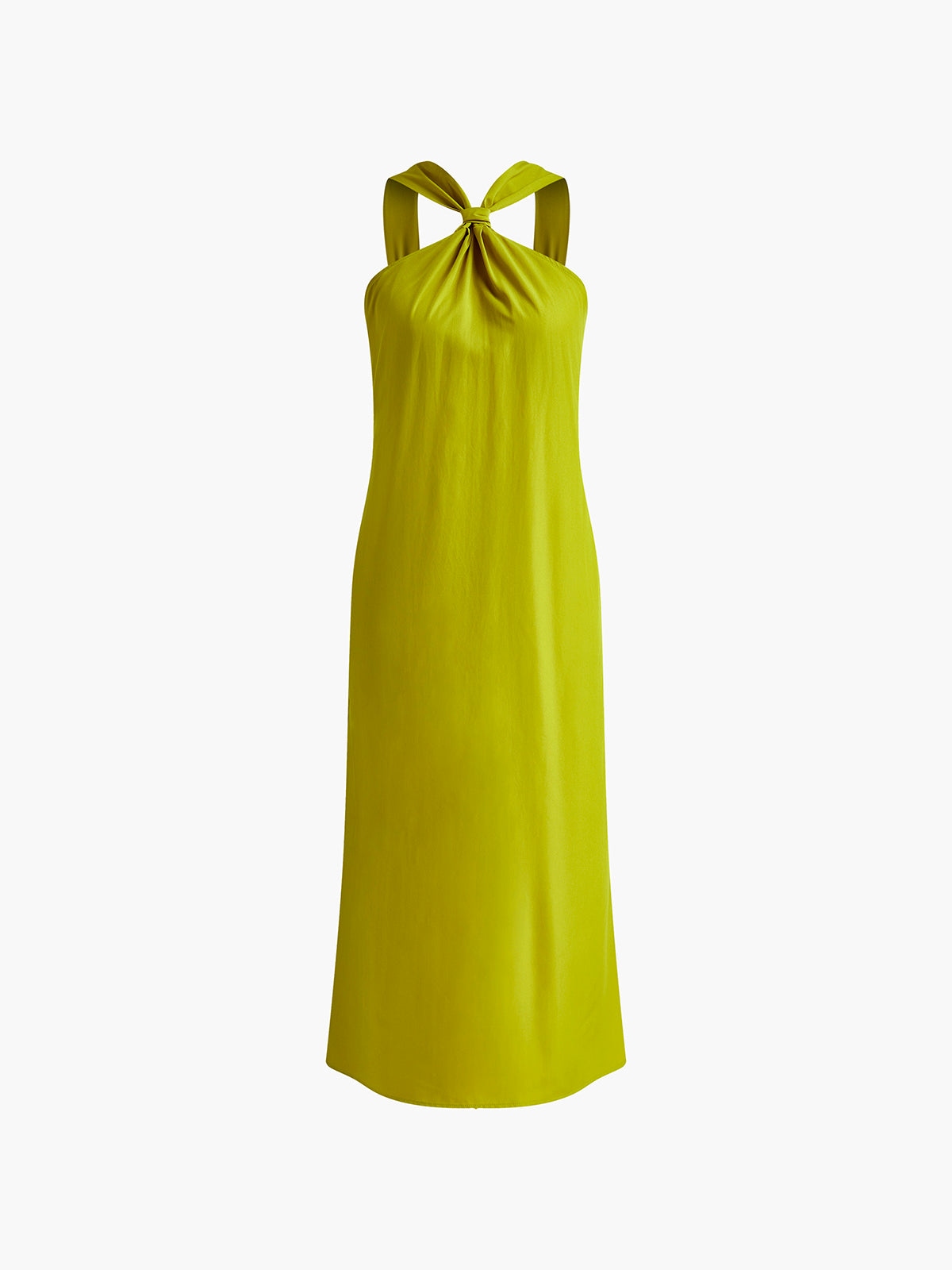 Cross Halter Split Long Dress Cross Halter Split Long Dress