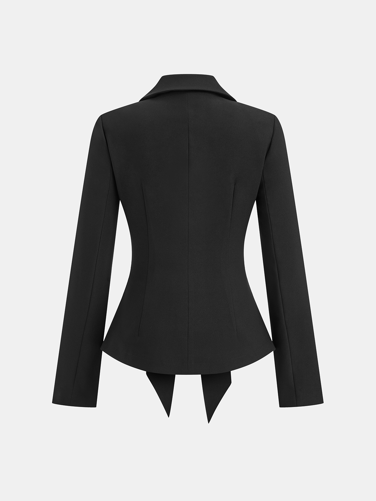 Long Sleeve Tie Front Blazer Long Sleeve Tie Front Blazer