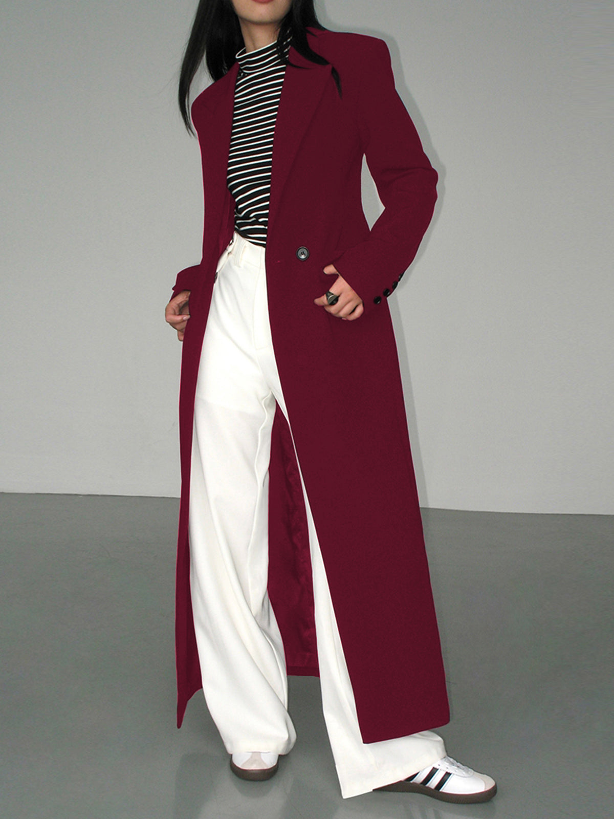 Collar Pocket Blazer Coat Collar Pocket Blazer Coat