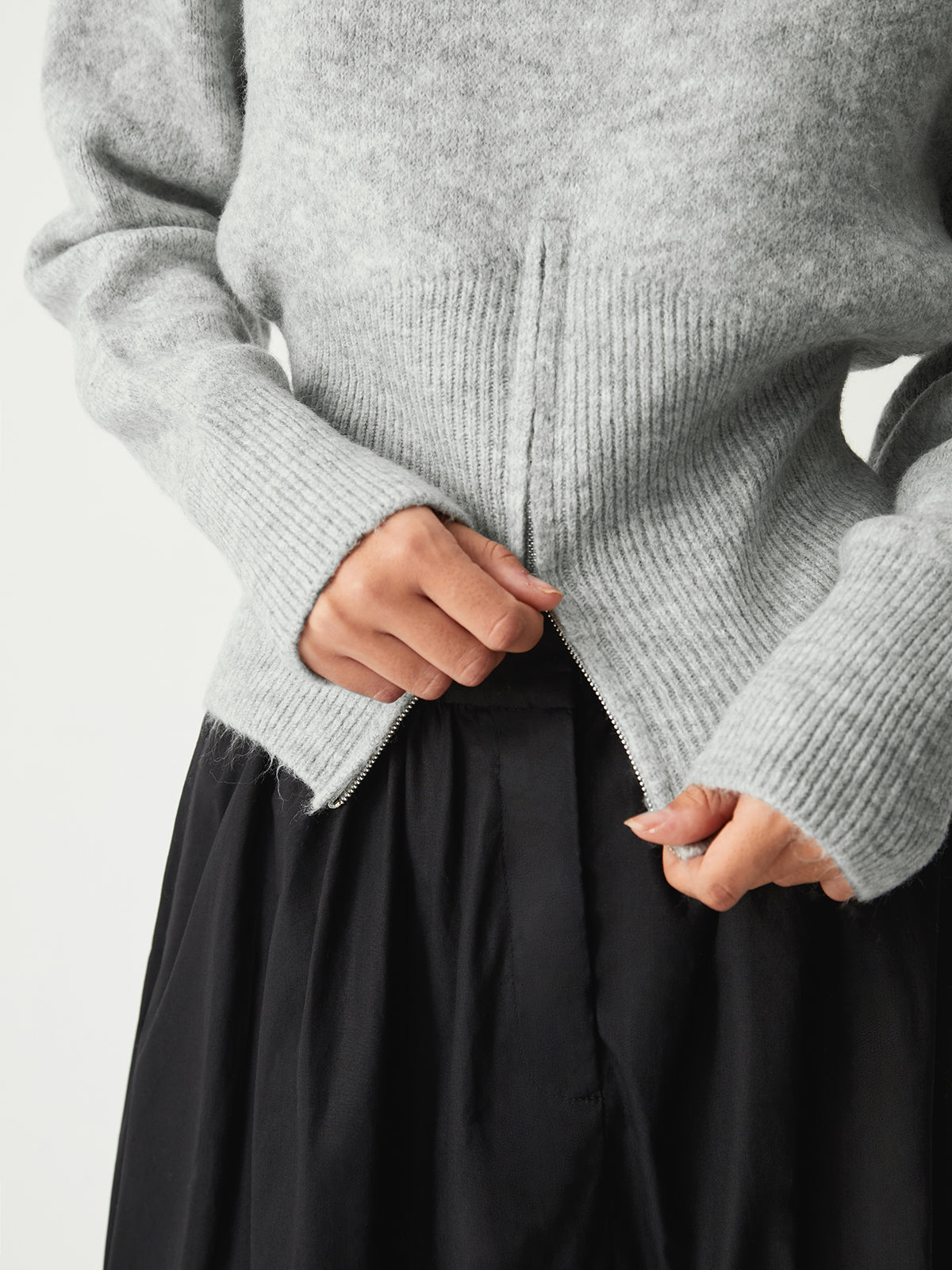 Half Zip Fuzzy Sweater Half Zip Fuzzy Sweater