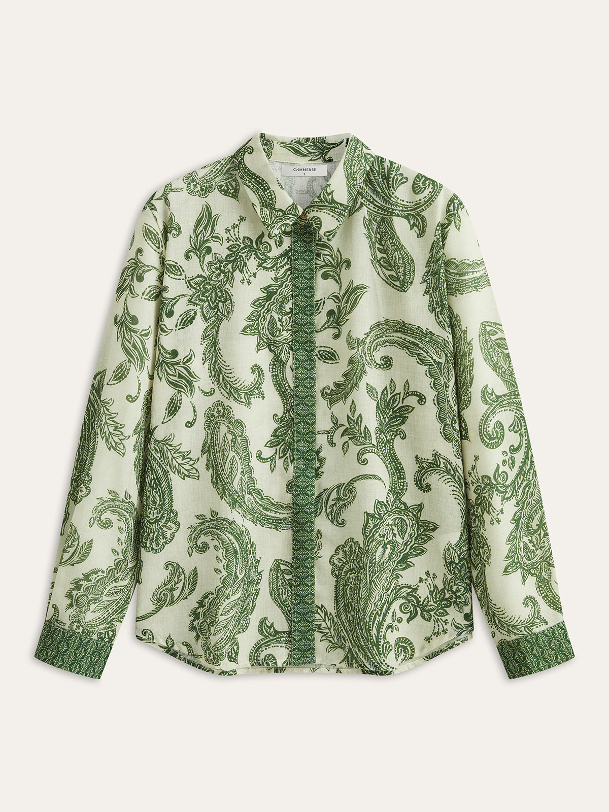 Paisley Print Button-Front Shirt Paisley Print Button-Front Shirt