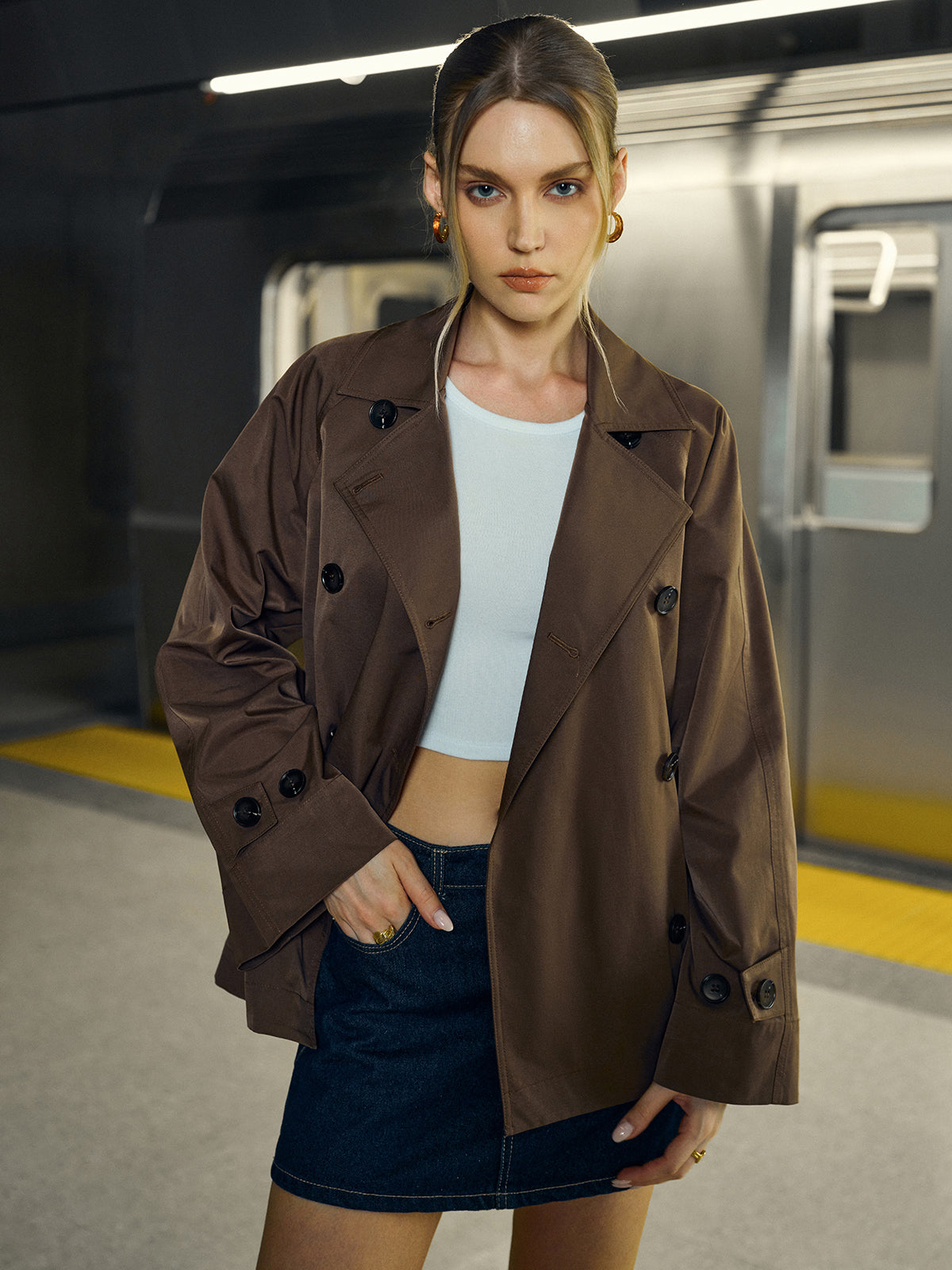 Double-Breasted Trench Coat Double-Breasted Trench Coat