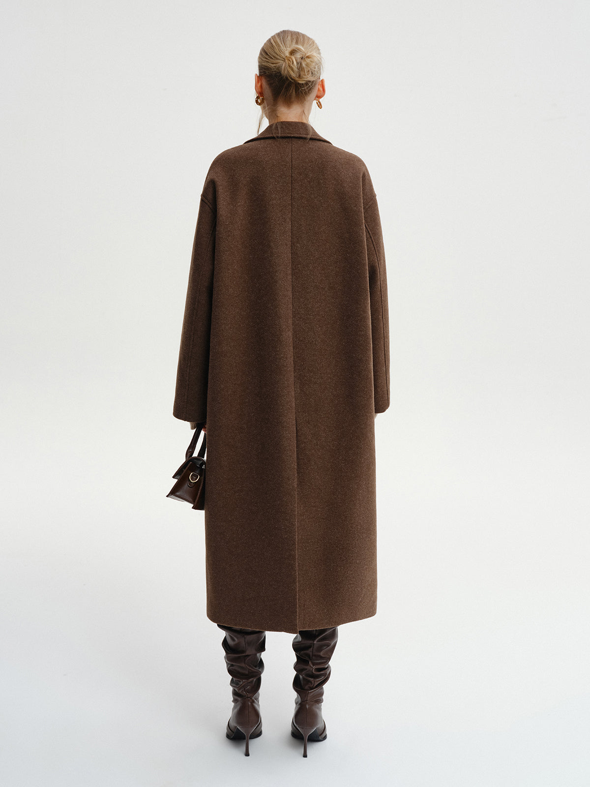 Oversized Tweed Long Coat Oversized Tweed Long Coat