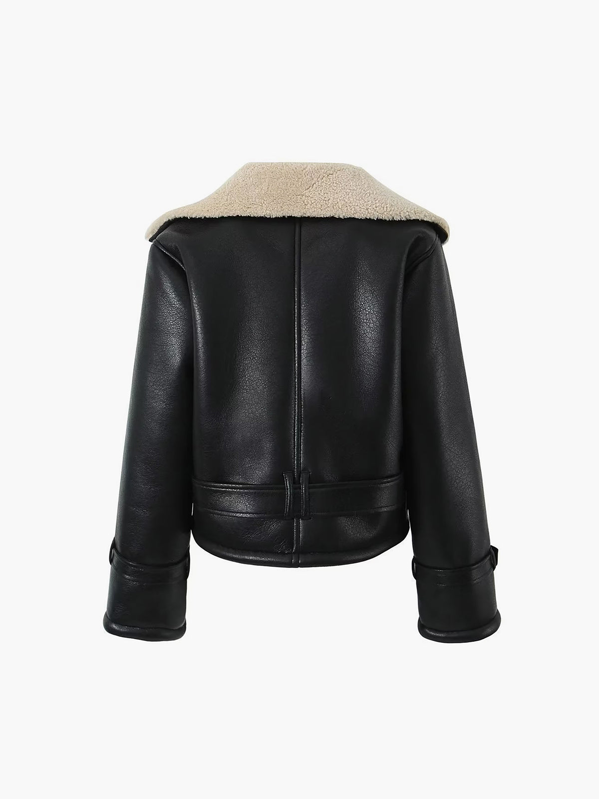 Too Blessed Sherpa Lined Shearling Leather Flight Jacket Too Blessed Sherpa Lined Shearling Leather Flight Jacket