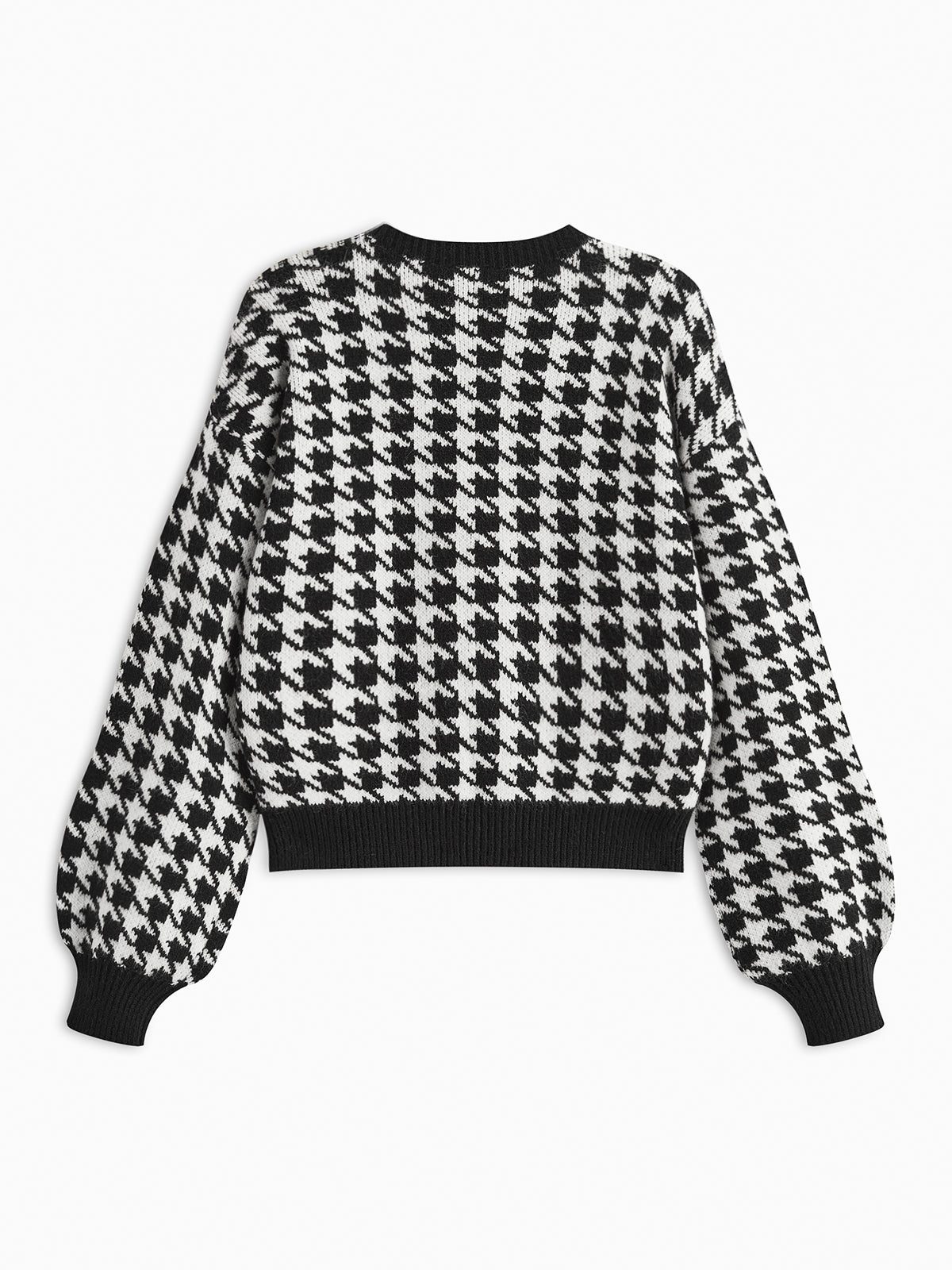 Velvet-Bow Lantern Sleeve Sweater Velvet-Bow Lantern Sleeve Sweater