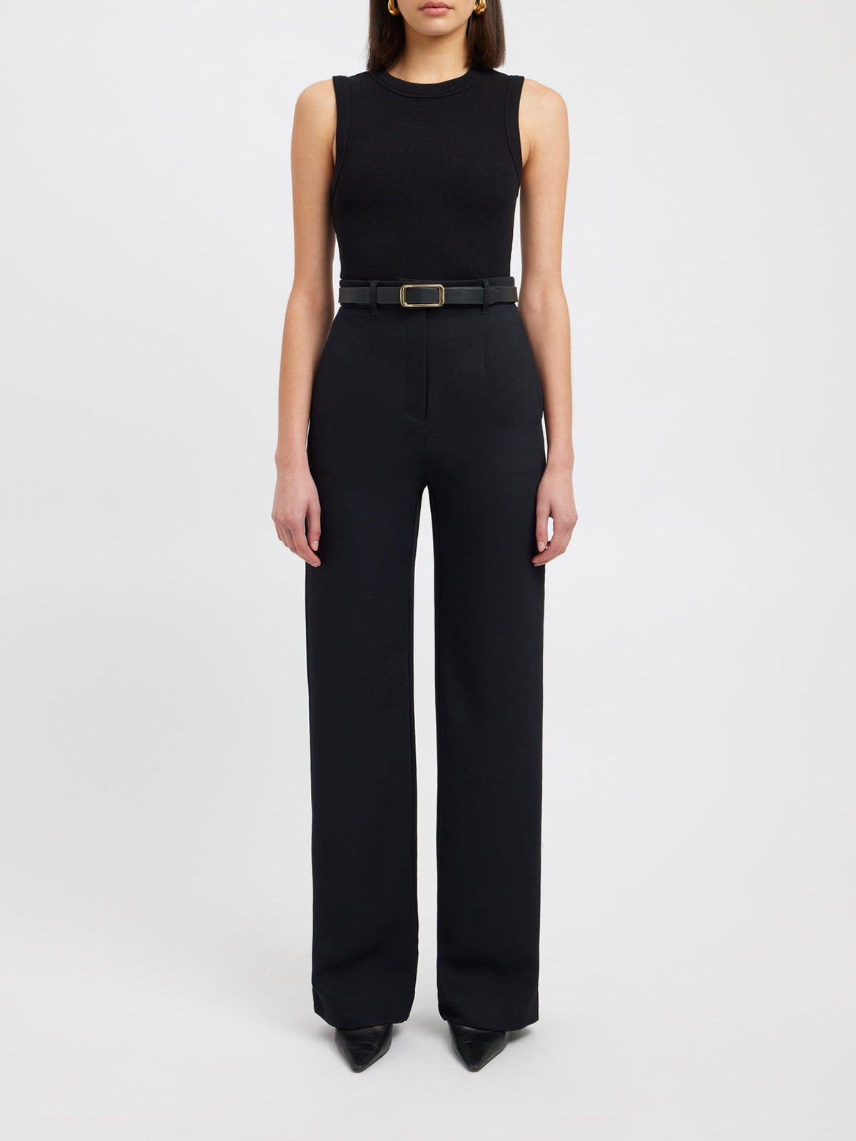 Business Casual Pockets Straight Pants Business Casual Pockets Straight Pants