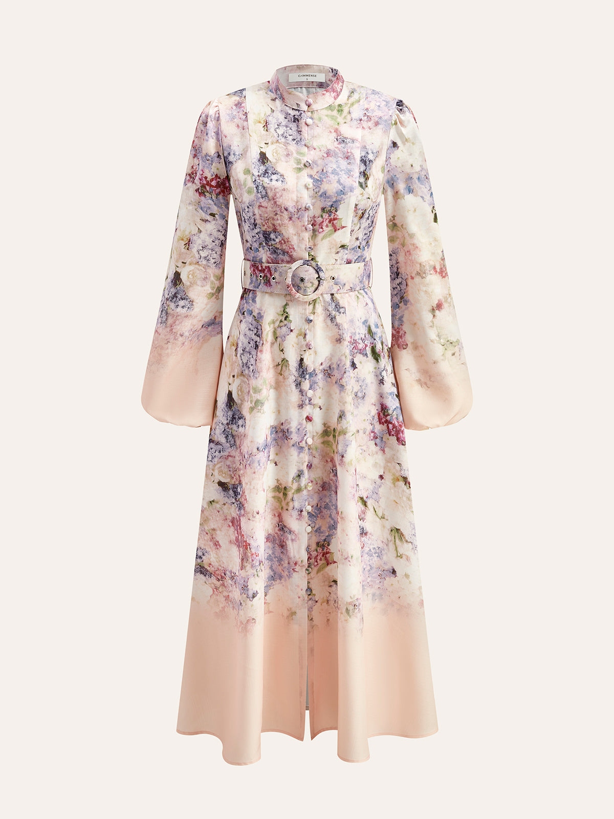 Women's elegant pink Tencel tassel gown dress Women's elegant pink Tencel tassel gown dress