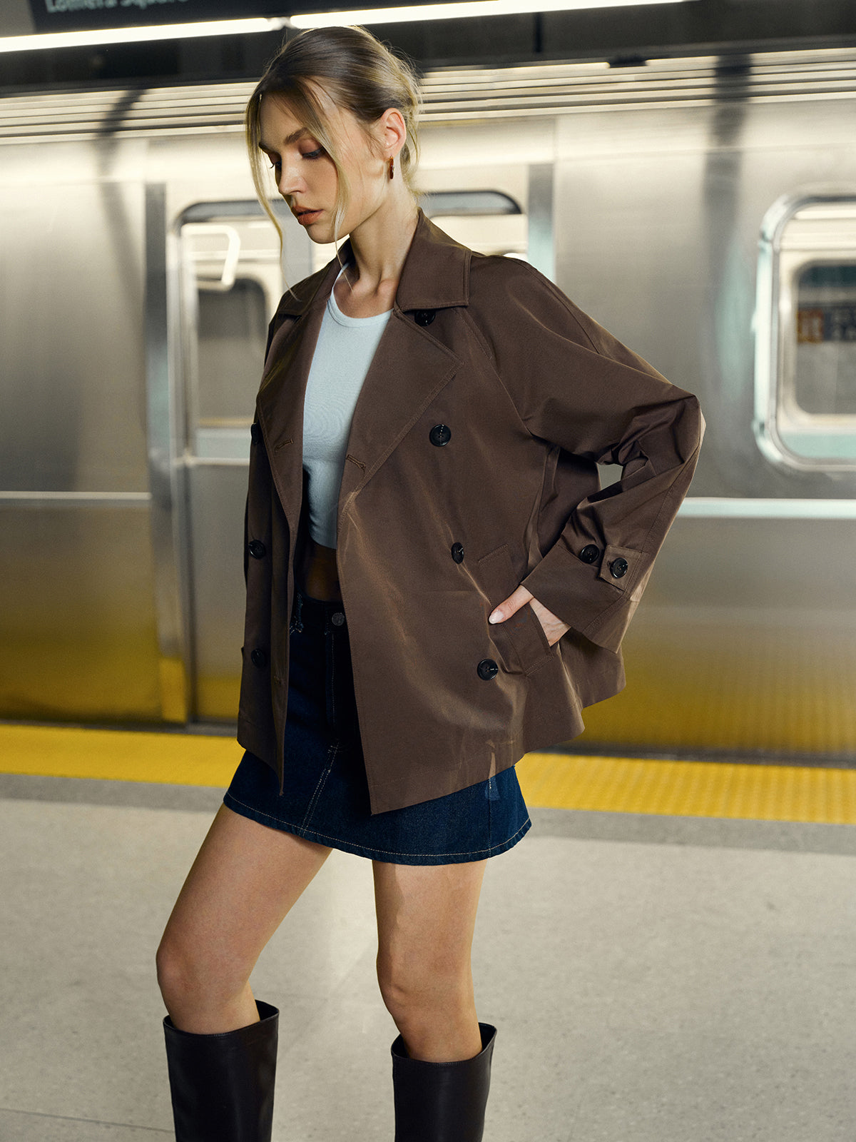 Double-Breasted Trench Coat Double-Breasted Trench Coat