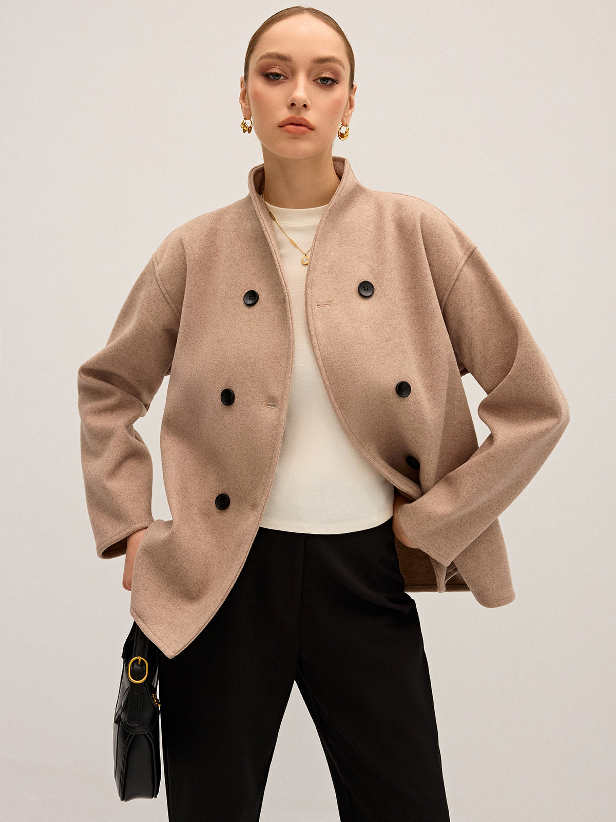 Oversized Button-Down Jacket Oversized Button-Down Jacket
