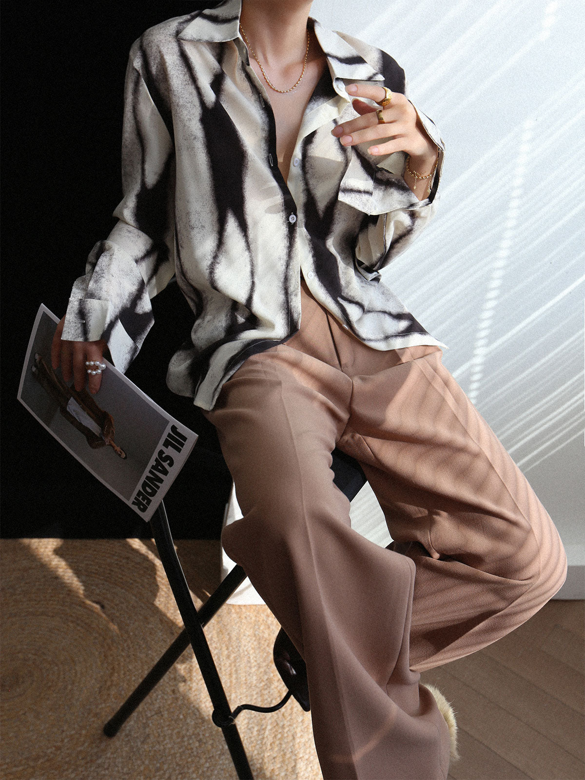 Tie Dye Oversized Button Down Shirt Tie Dye Oversized Button Down Shirt