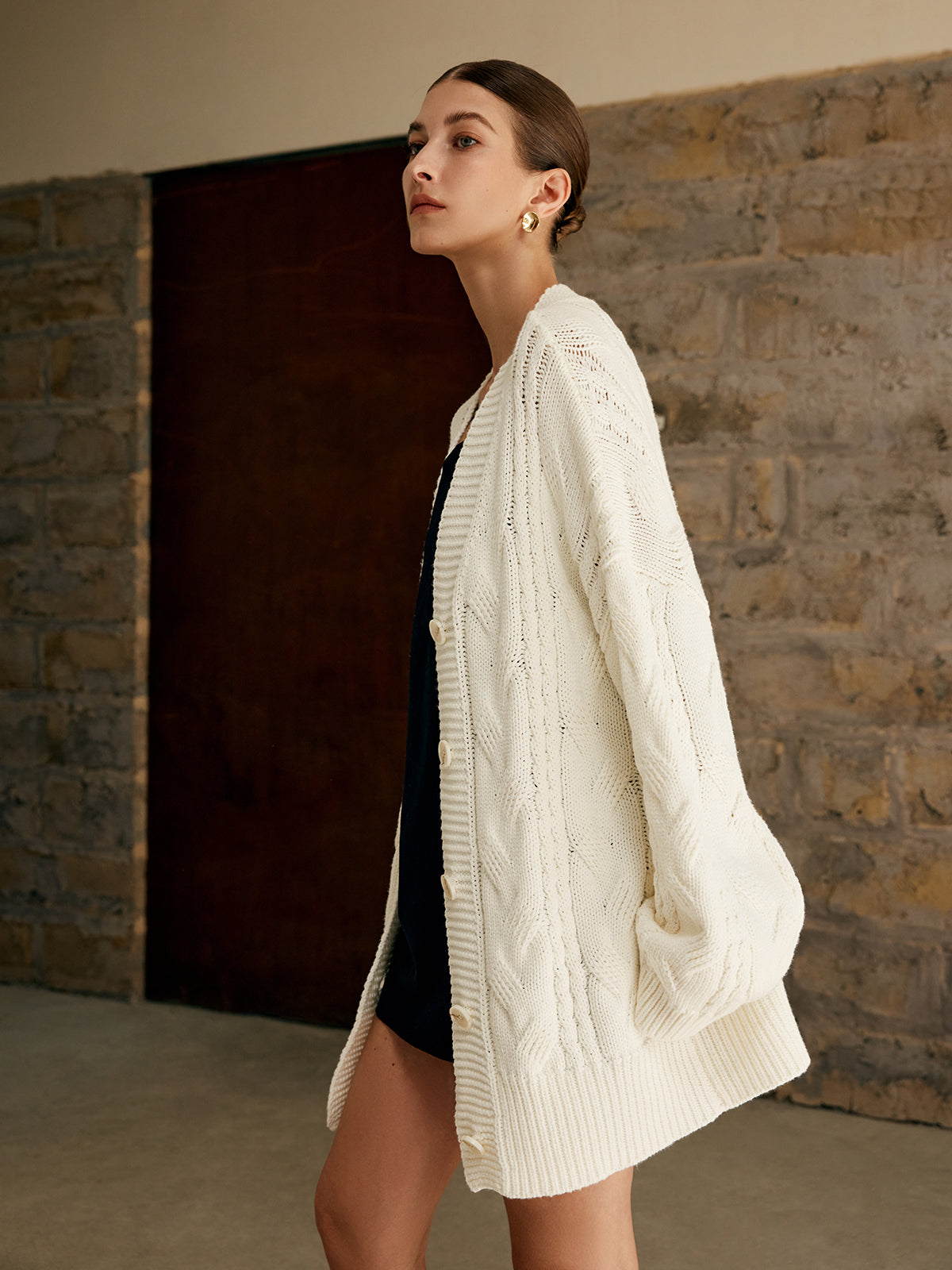 Oversized Cable Knit Outwear Oversized Cable Knit Outwear