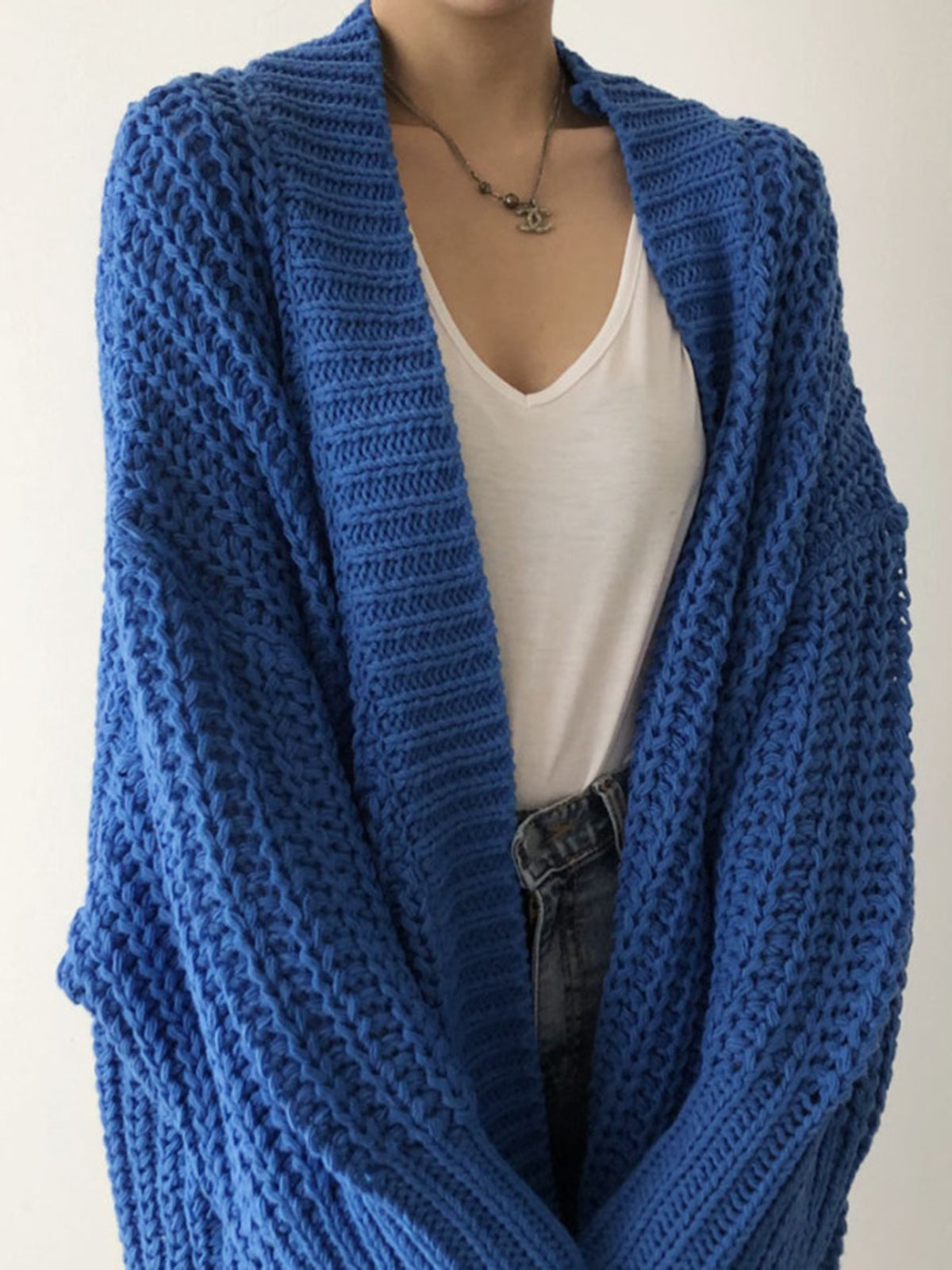 Oversize Split Knit Outerwear Oversize Split Knit Outerwear