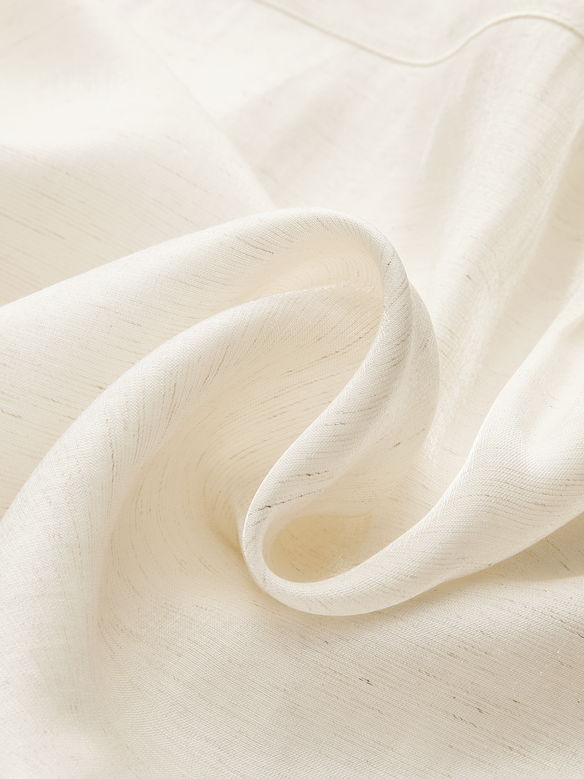 Linen Blend Cross-Over Wrap Shirt Linen Blend Cross-Over Wrap Shirt