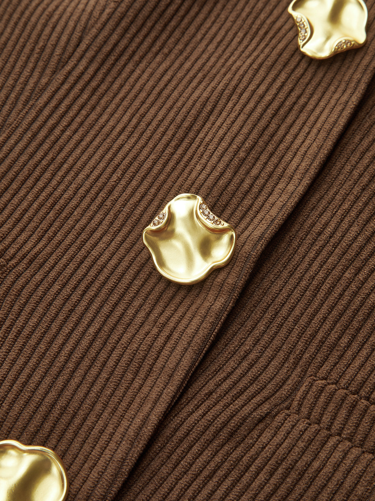 Corduroy V-neck Buttoned Vest Corduroy V-neck Buttoned Vest