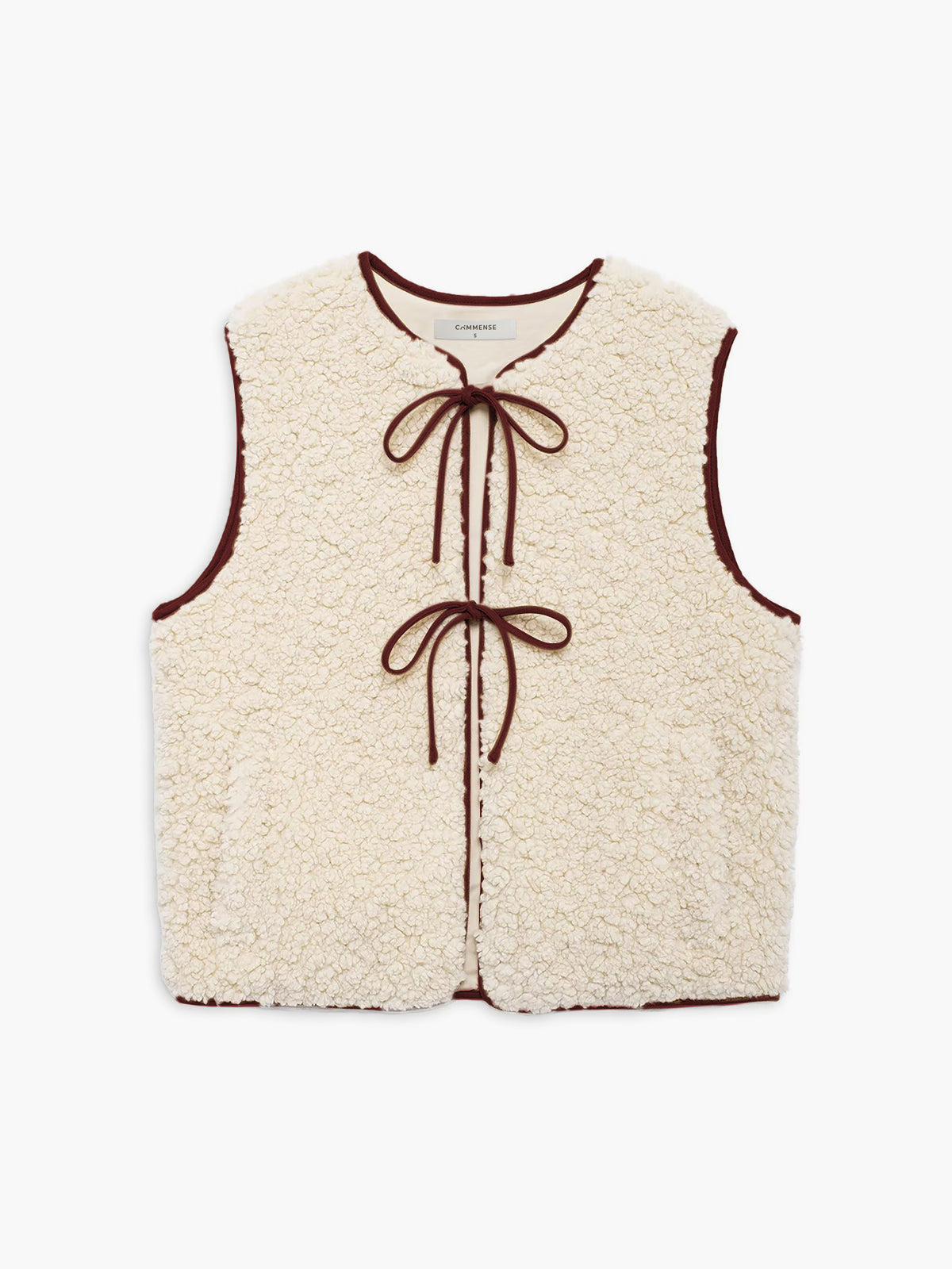 Lace Up Fleece Vest Lace Up Fleece Vest