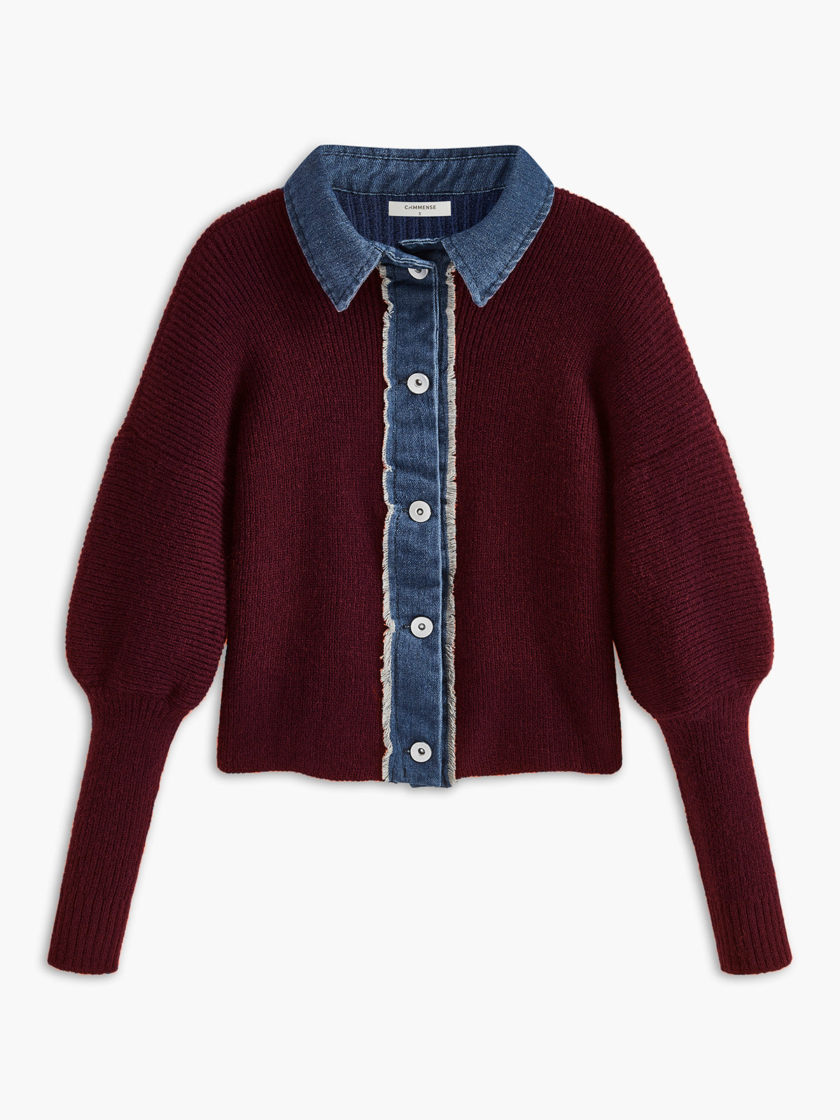 Panel Breasted Stretch Lapel Knit Top Panel Breasted Stretch Lapel Knit Top
