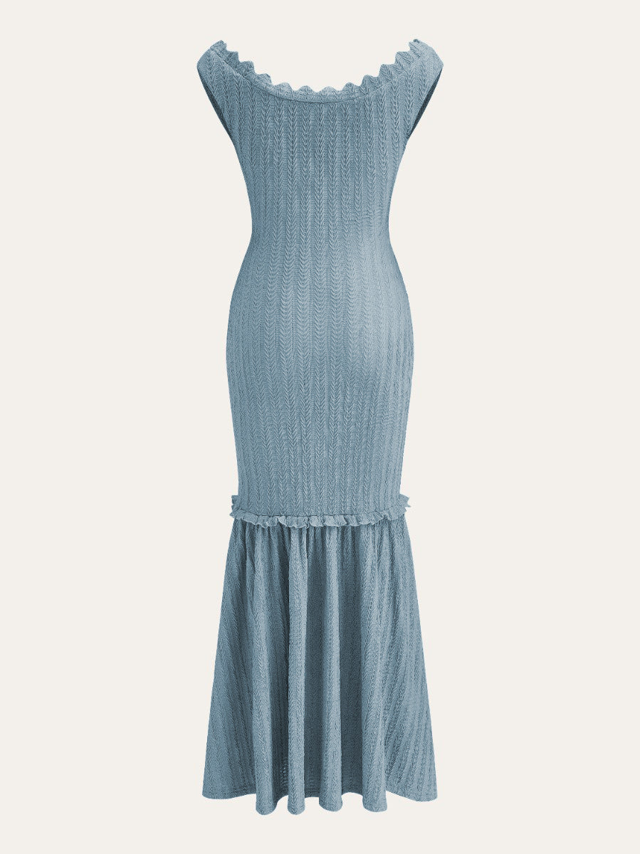 Off-Shoulder Ruffle Detail Dress Off-Shoulder Ruffle Detail Dress