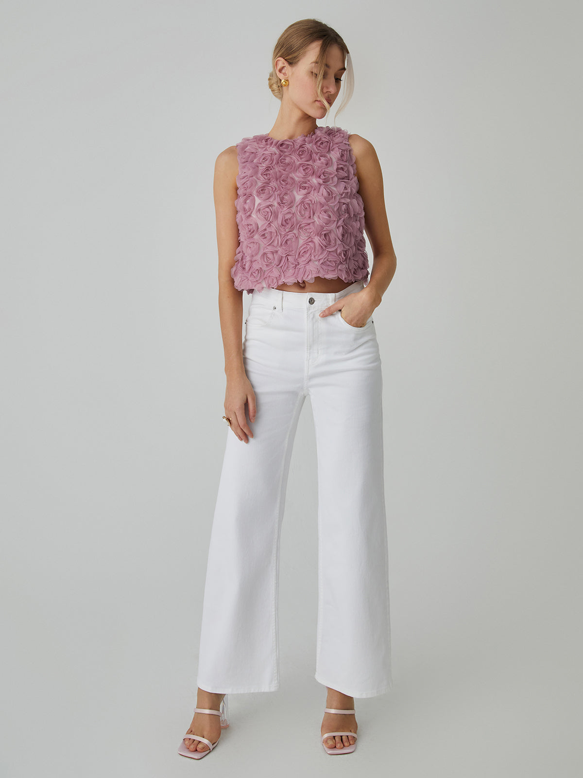Romantic Multi Floral Blouse Romantic Multi Floral Blouse