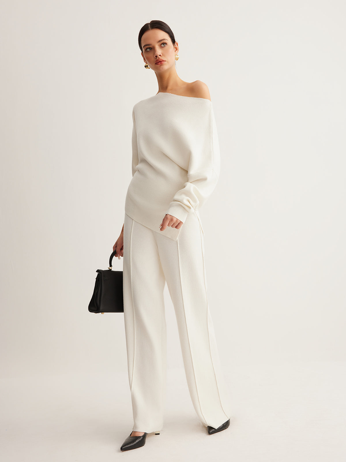 Wool-Blend Piping Pants Wool-Blend Piping Pants