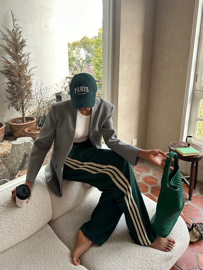 Casual Striped Patchwork Pants Casual Striped Patchwork Pants