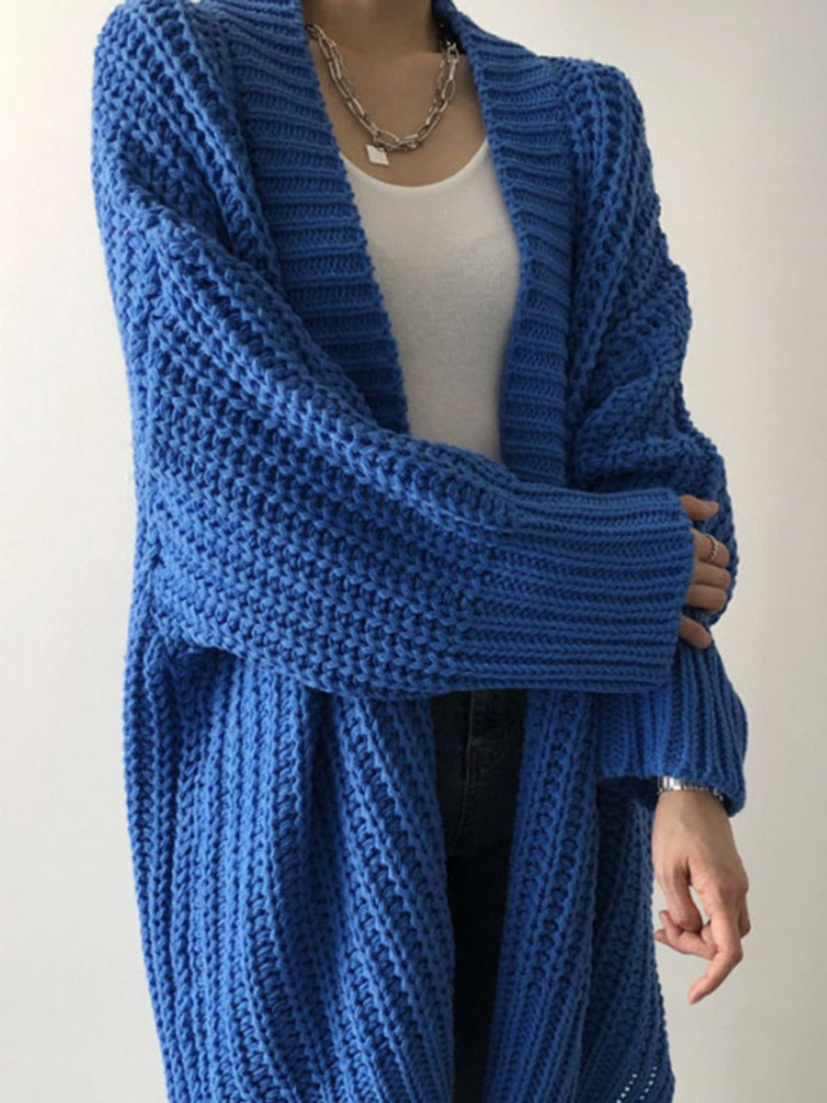 Oversize Split Knit Outerwear Oversize Split Knit Outerwear
