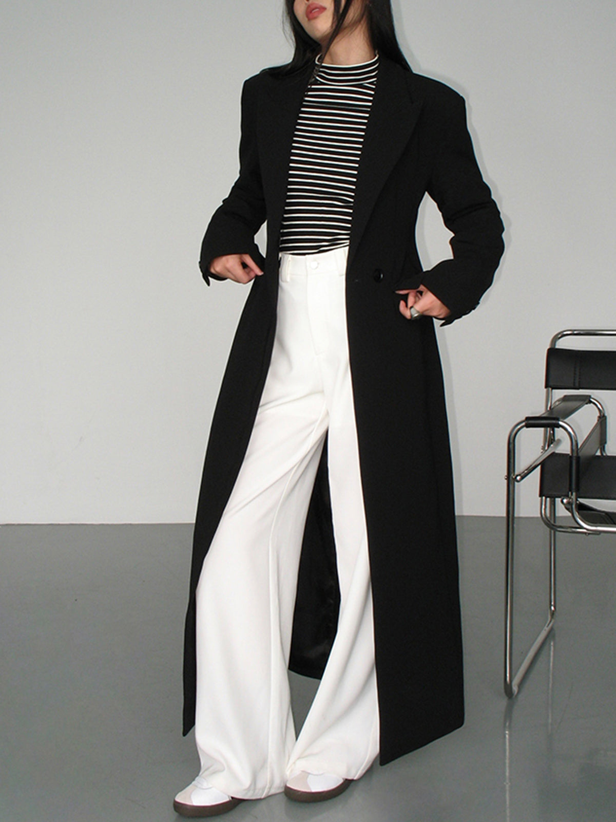 Collar Pocket Blazer Coat Collar Pocket Blazer Coat