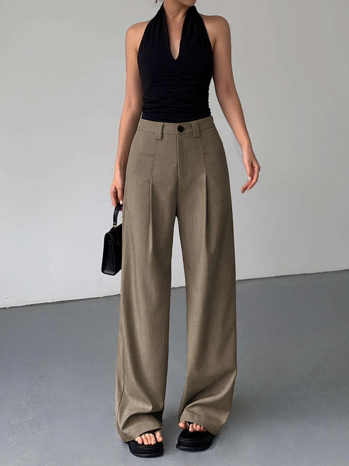Divine Pleat Wide Leg Dress Pants Divine Pleat Wide Leg Dress Pants