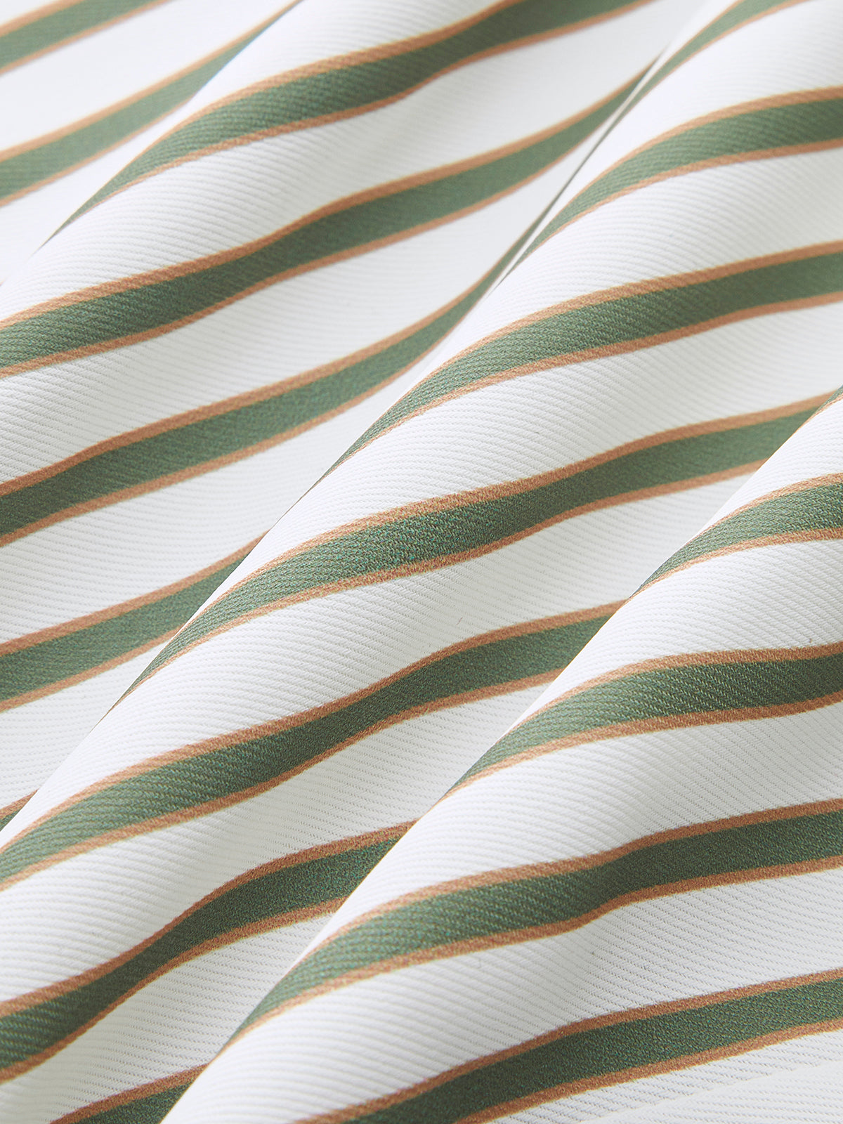 Striped Metal Round-Neck Shirt With Belt Striped Metal Round-Neck Shirt With Belt