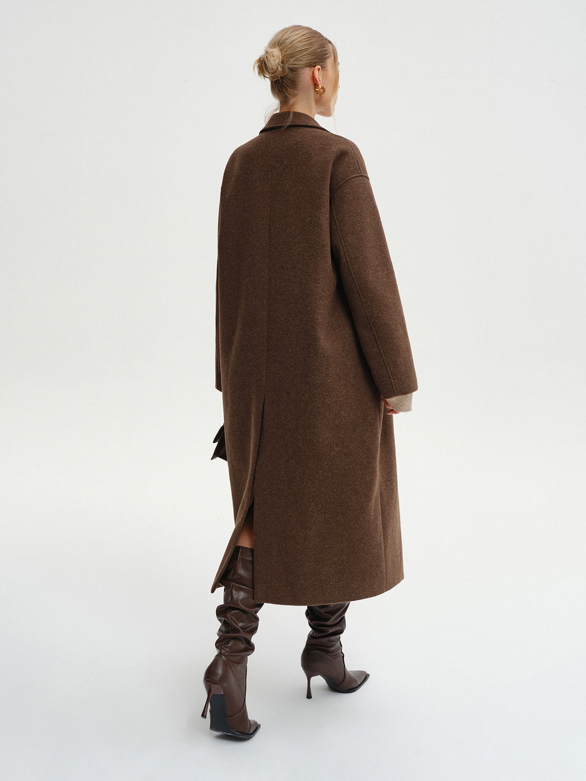 Oversized Tweed Long Coat Oversized Tweed Long Coat