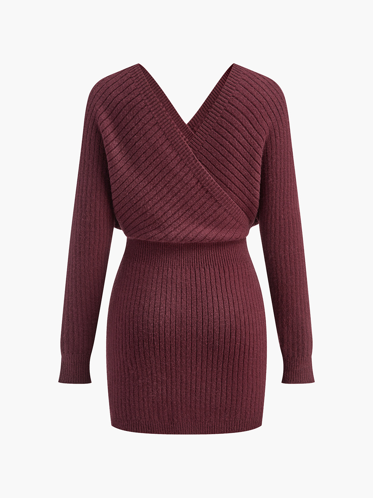 Criss Cross Cinched Sweater Dress Criss Cross Cinched Sweater Dress