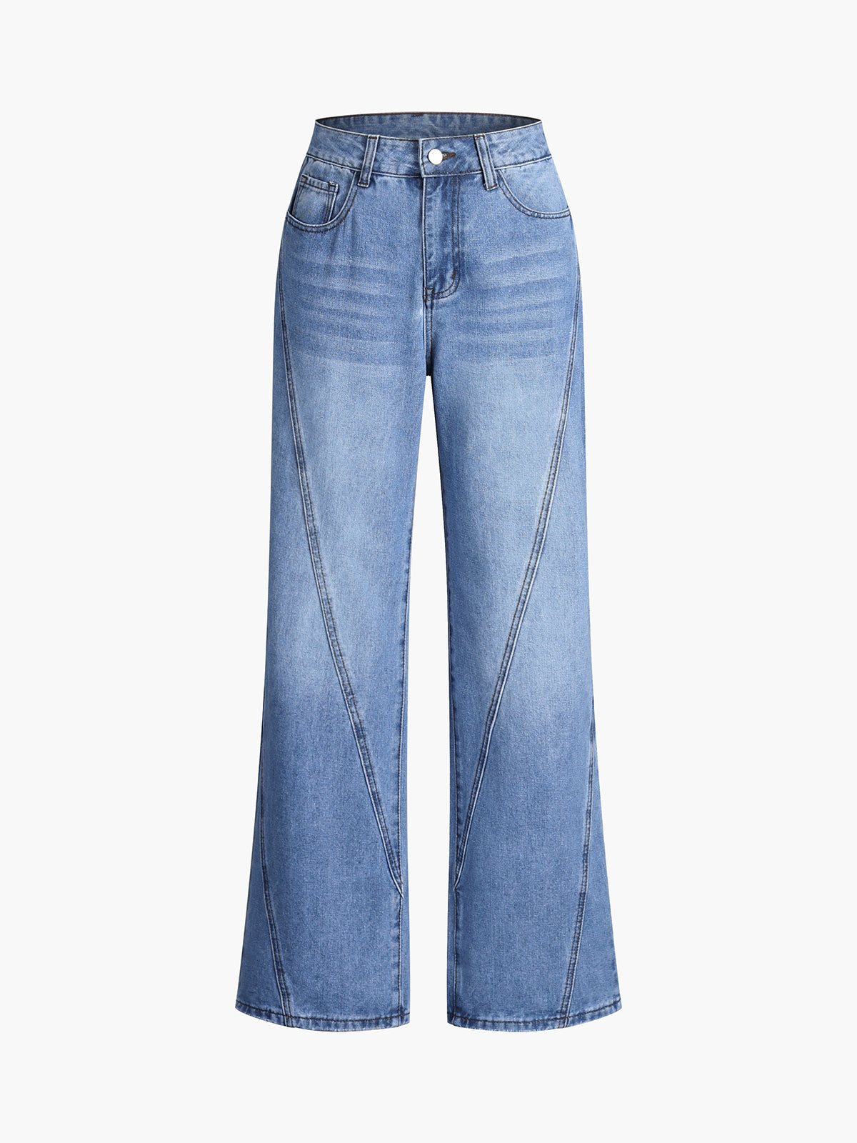 Vintage Denim Straight Leg Pants Vintage Denim Straight Leg Pants