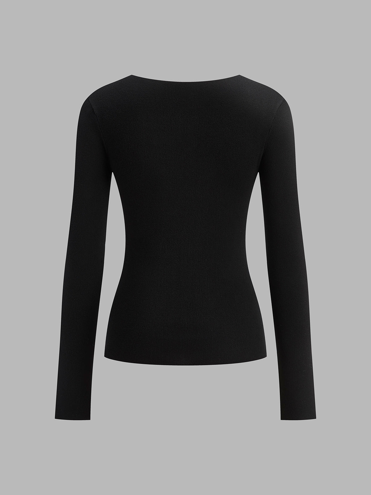 Two Tone Panel Knit Top Two Tone Panel Knit Top