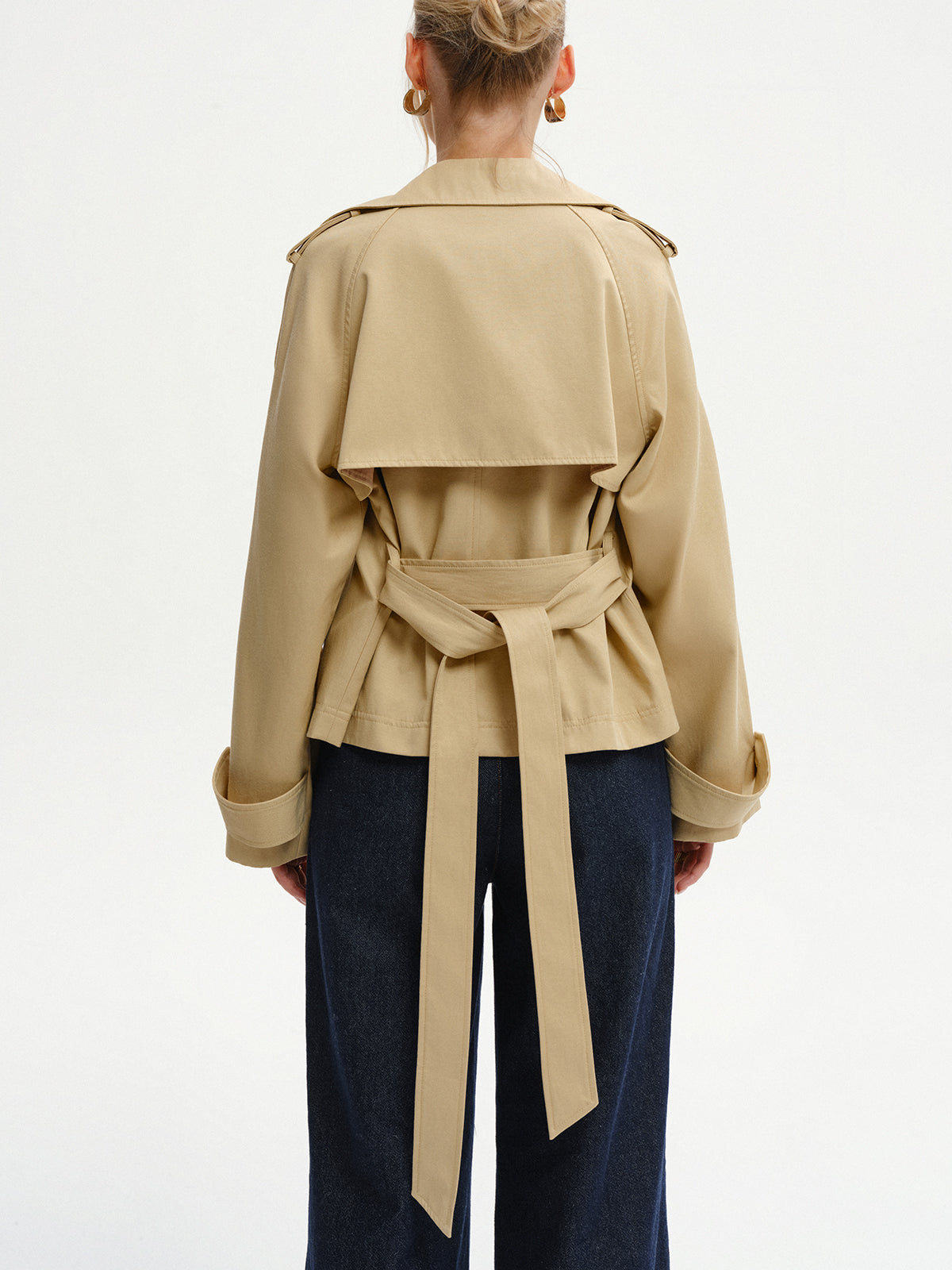 Double-Breasted Belted Trench Coat Double-Breasted Belted Trench Coat