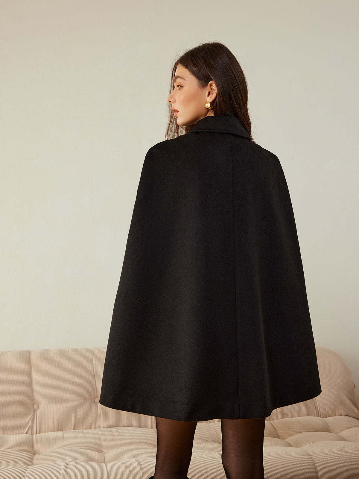 Camellia-Button Cloak Camellia-Button Cloak