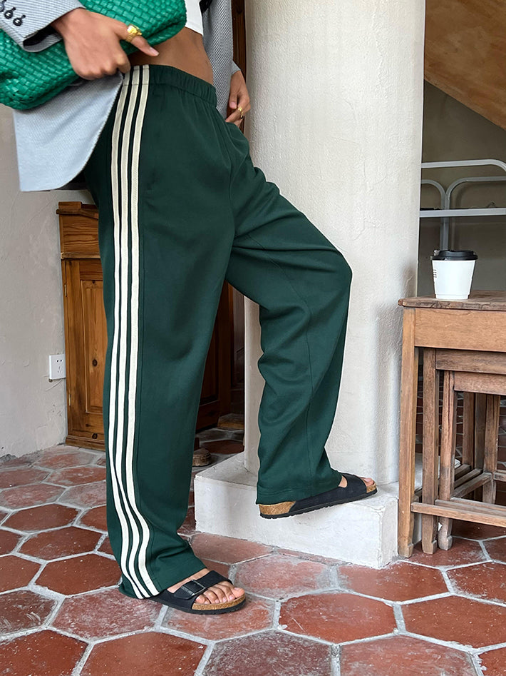 Casual Striped Patchwork Pants Casual Striped Patchwork Pants