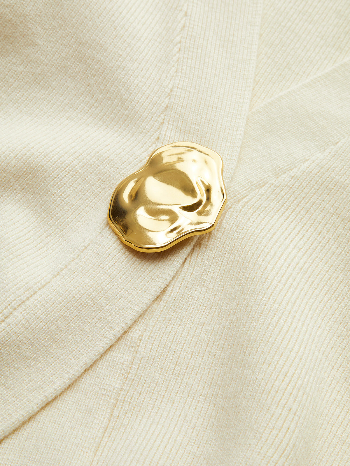 Golden Button Plain Cardigan Golden Button Plain Cardigan
