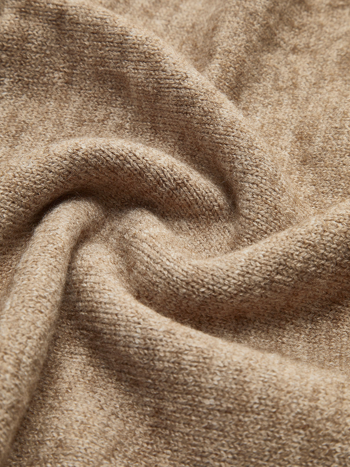Plain Turtleneck Knit Pants Set Plain Turtleneck Knit Pants Set
